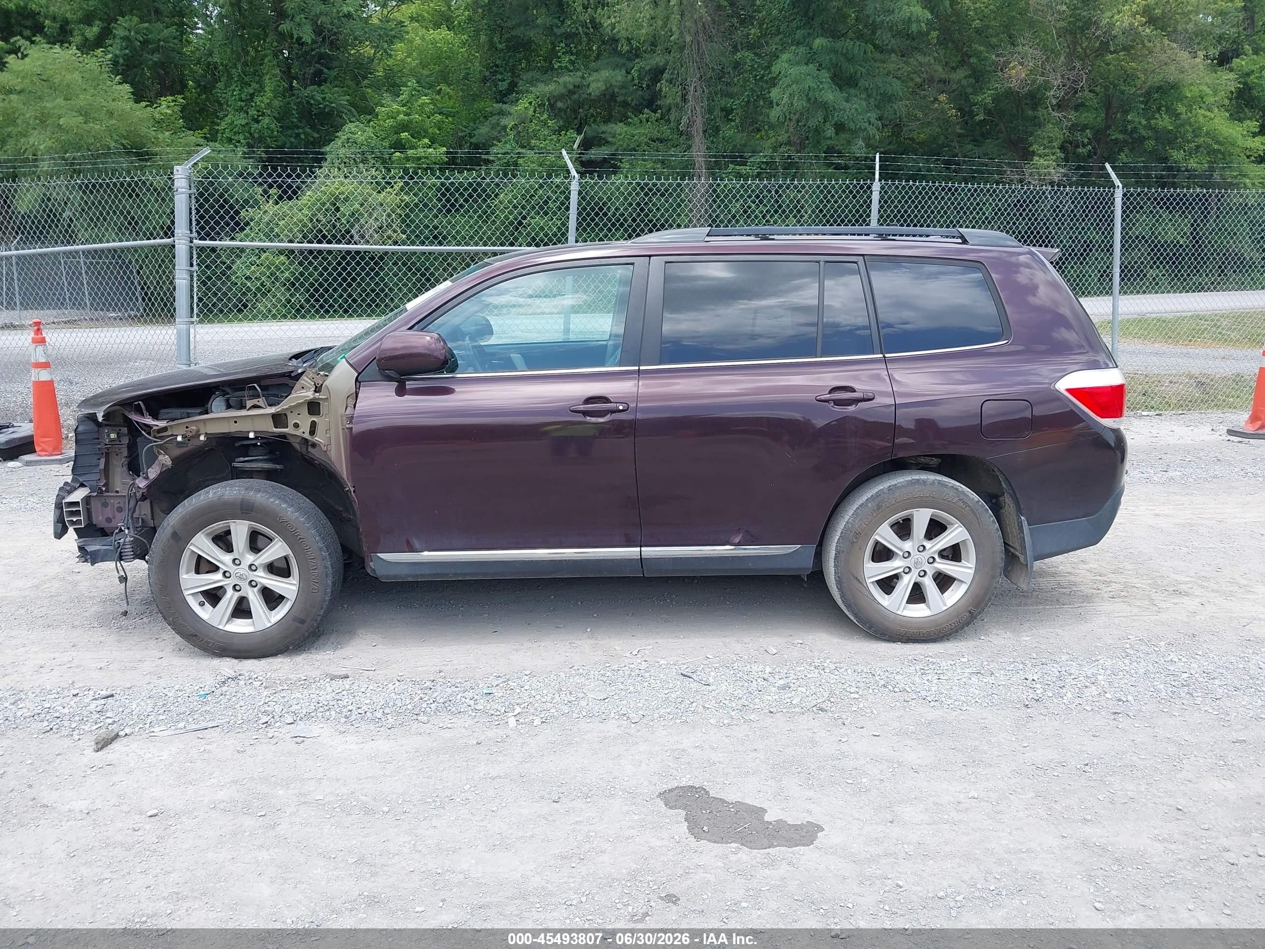 2012 Toyota Highlander Base V6 Brown vin: 5TDBK3EH4CS160855
