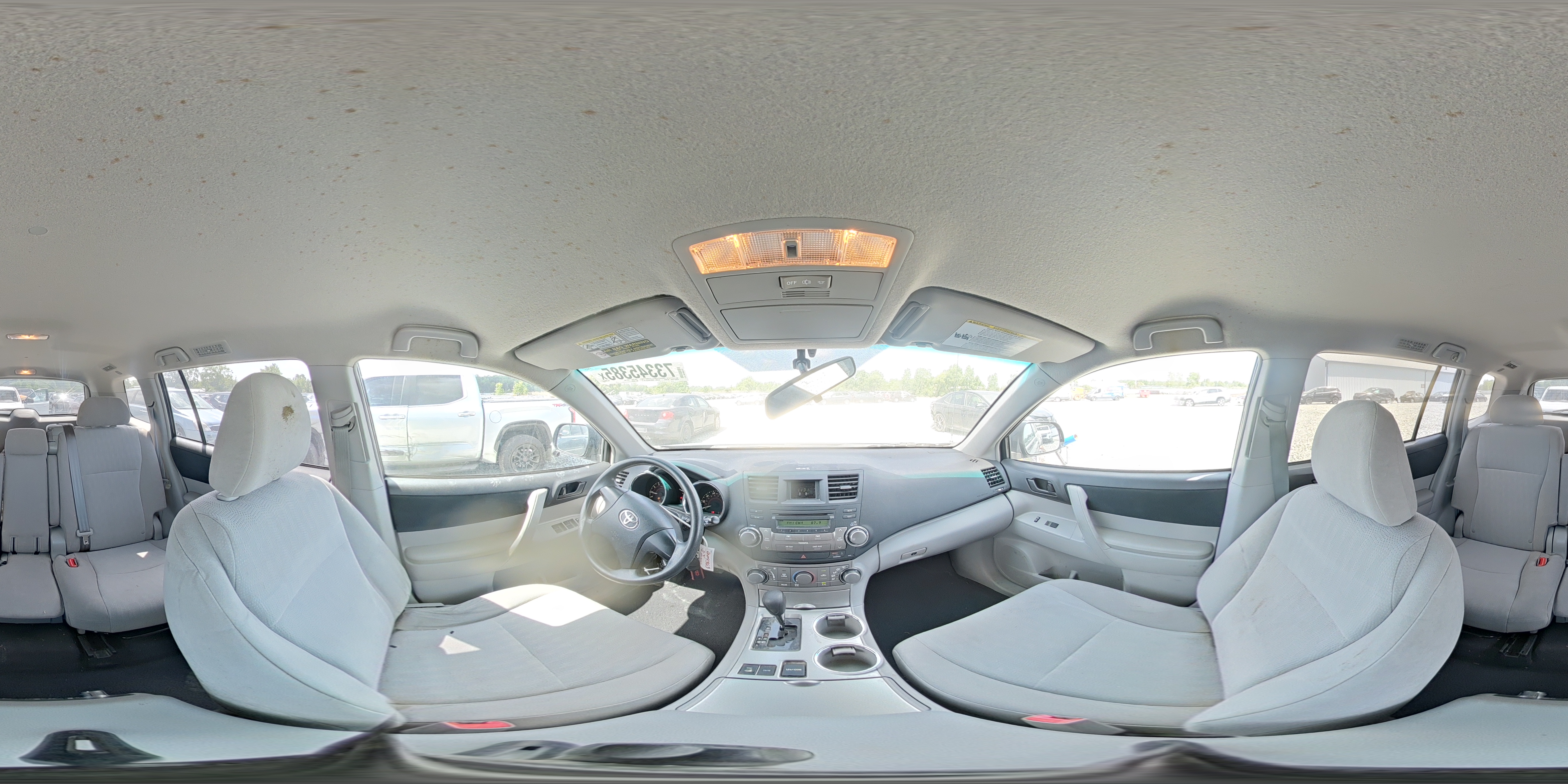 2012 Toyota Highlander Base Blue vin: 5TDBK3EH4CS163223