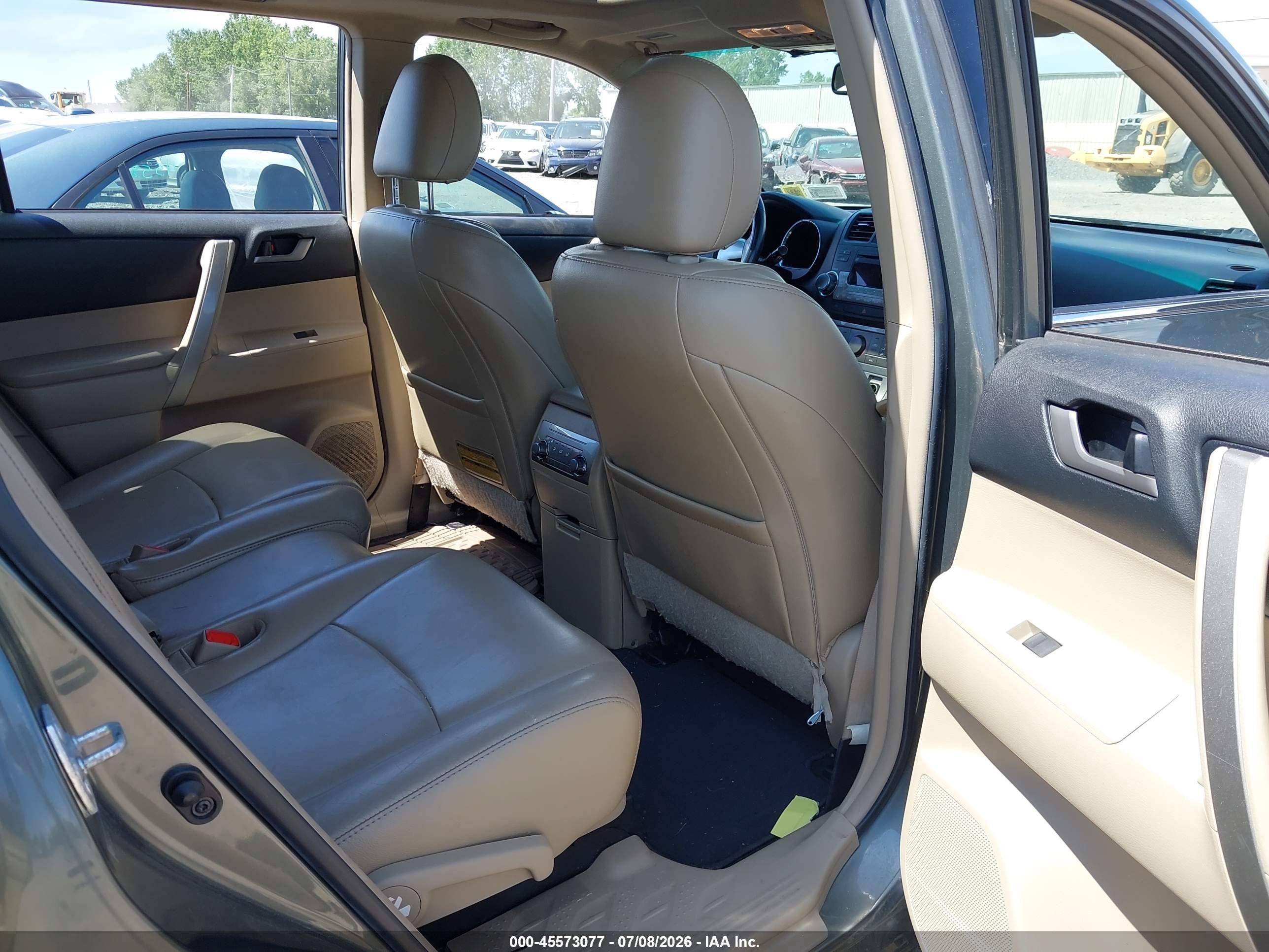 2012 Toyota Highlander Se V6 Gray vin: 5TDBK3EH4CS165487