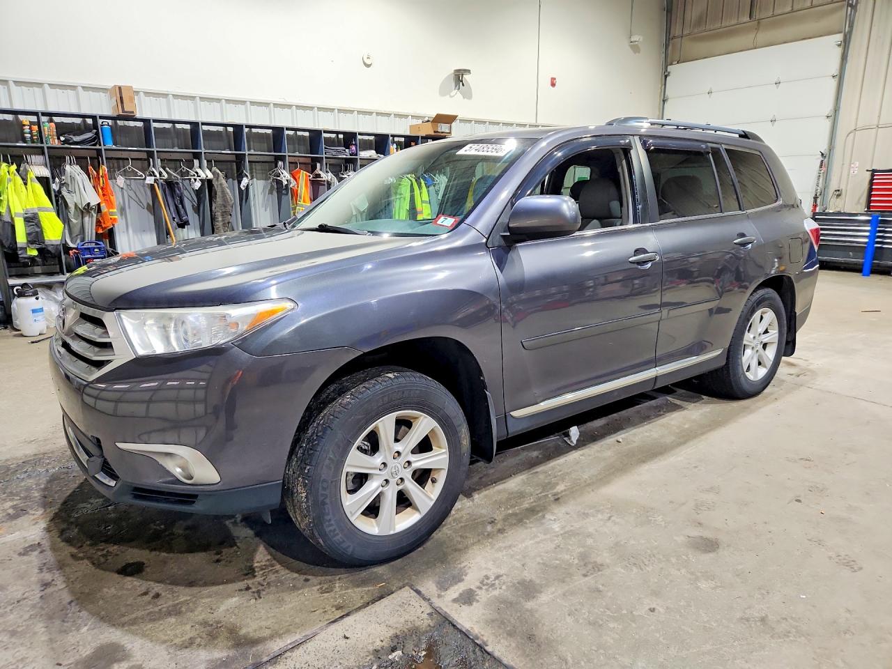 2012 Toyota Highlander Se Gray vin: 5TDBK3EH4CS174786