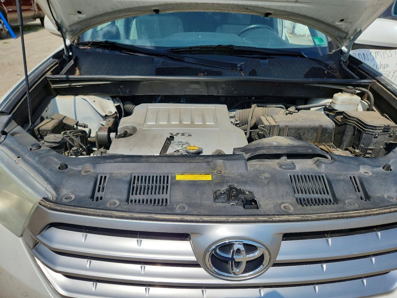 2013 Toyota Highlander Plus Белый vin: 5TDBK3EH4DS193677
