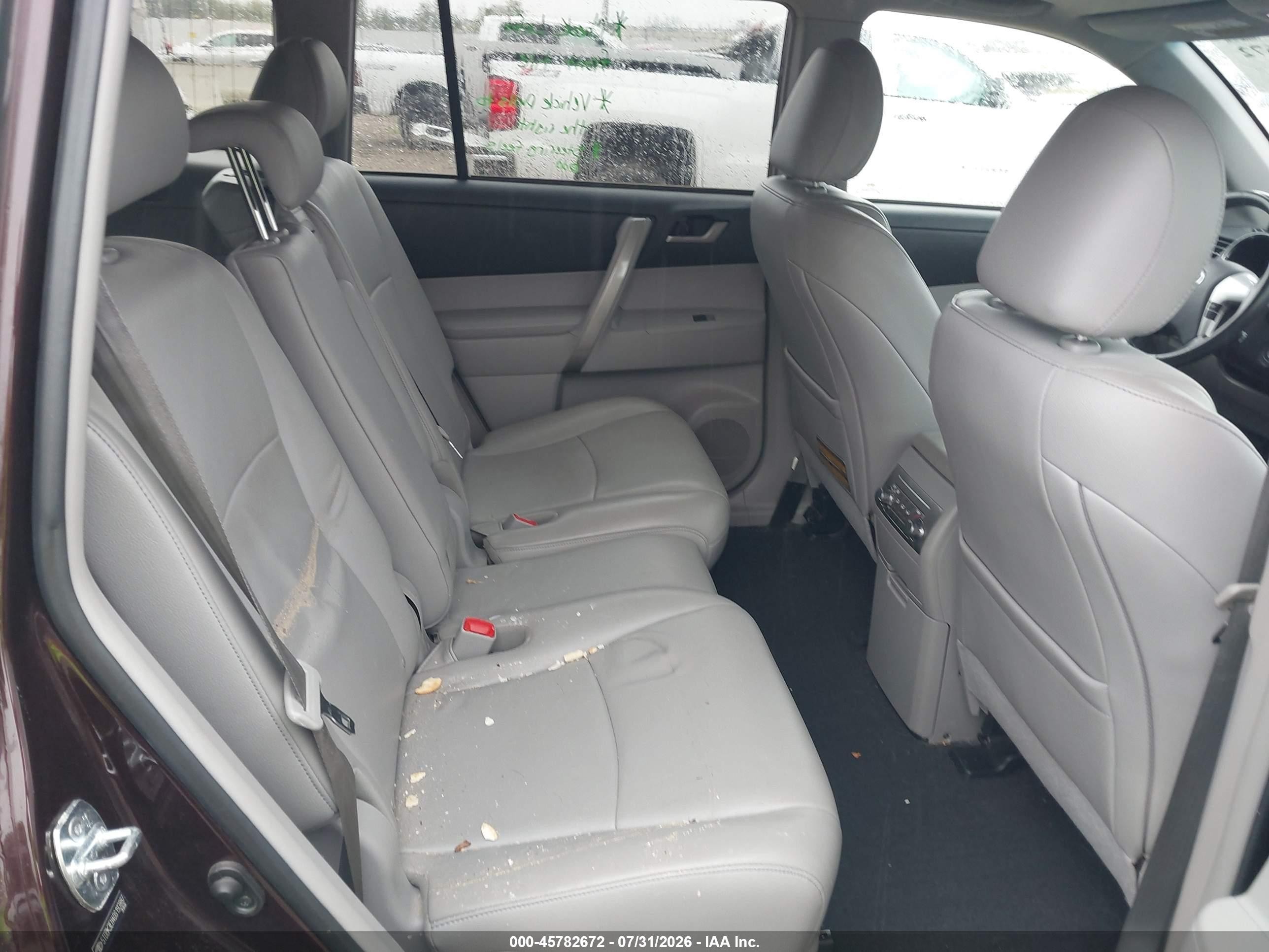 2013 Toyota Highlander Se V6 Burgundy vin: 5TDBK3EH4DS193887