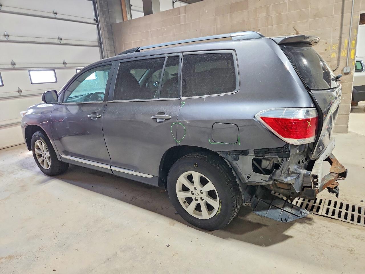 2013 Toyota Highlander Se Gray vin: 5TDBK3EH4DS199799