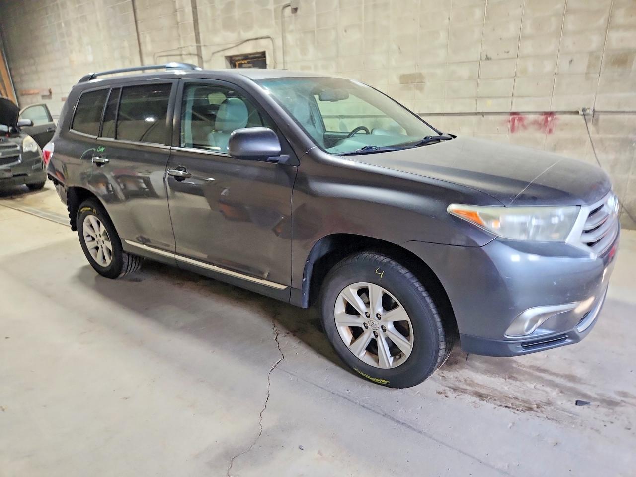 2013 Toyota Highlander Se Gray vin: 5TDBK3EH4DS199799