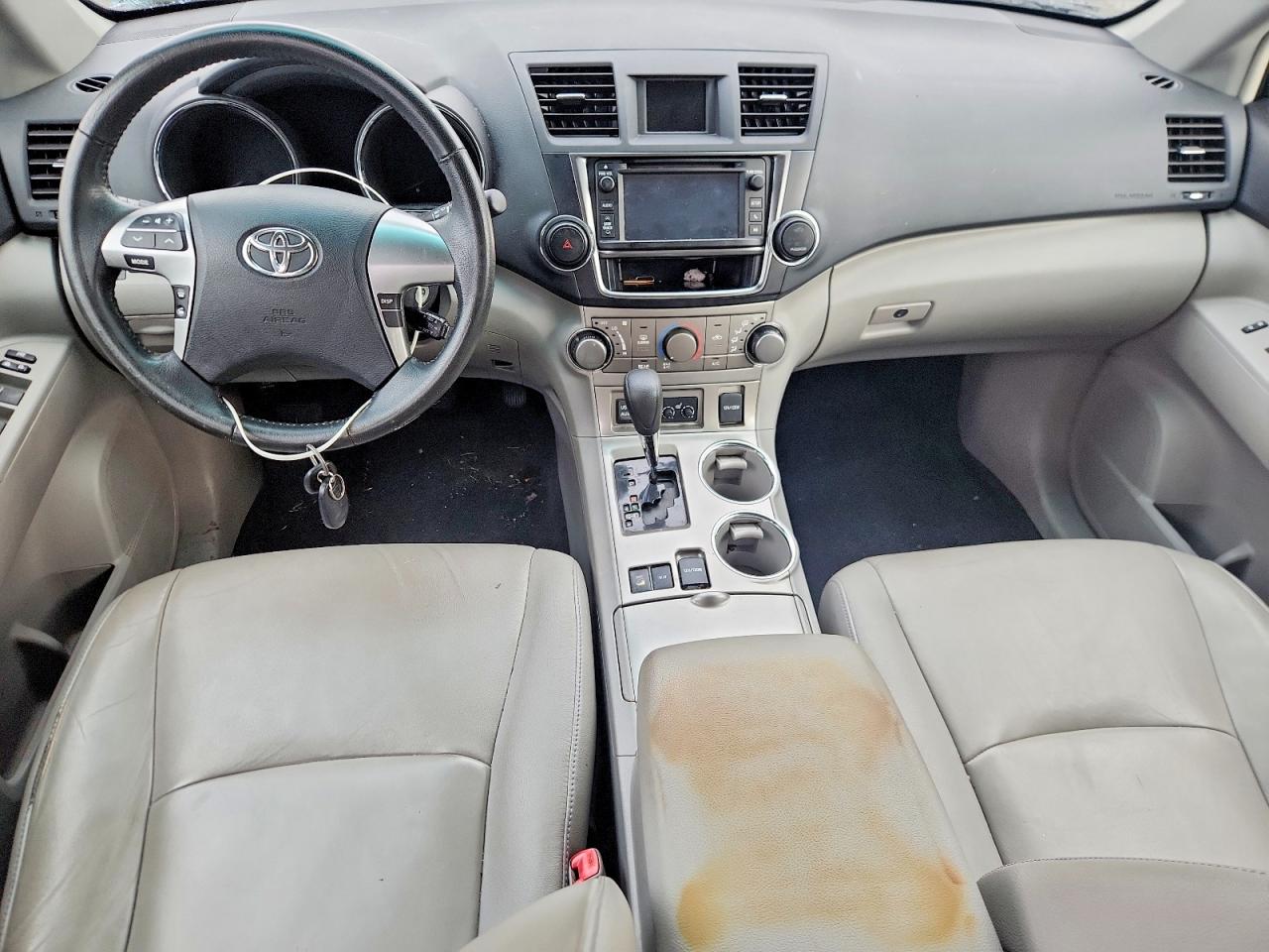 2013 Toyota Highlander Se Blue vin: 5TDBK3EH4DS213927