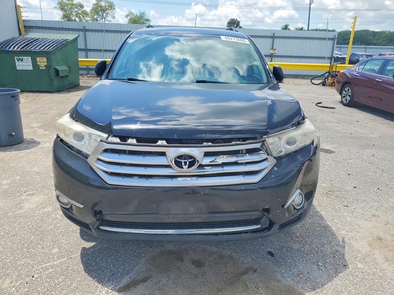 2013 Toyota Highlander Plus Black vin: 5TDBK3EH4DS224636