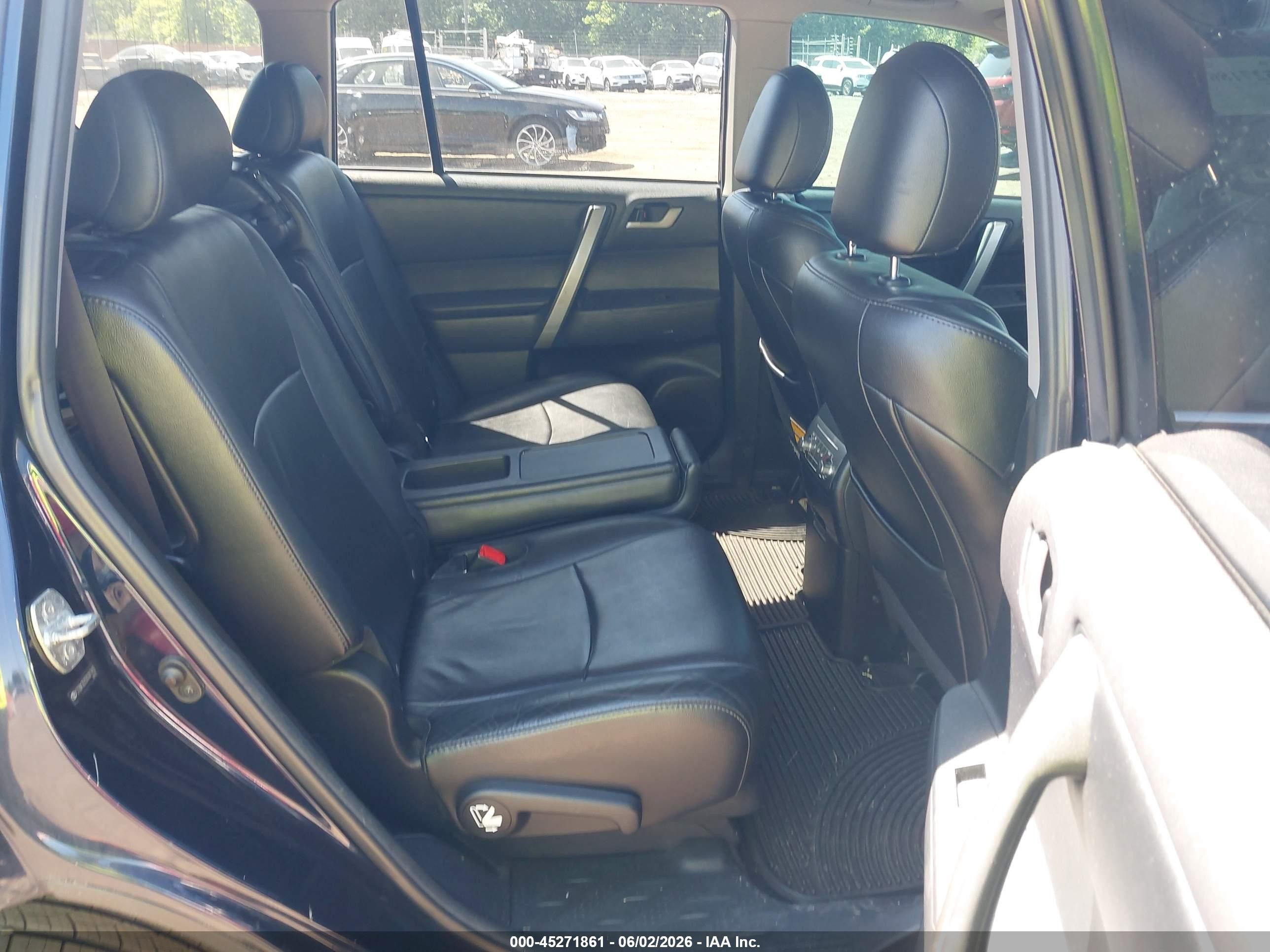 2011 Toyota Highlander Se V6 Dark Blue vin: 5TDBK3EH5BS061492