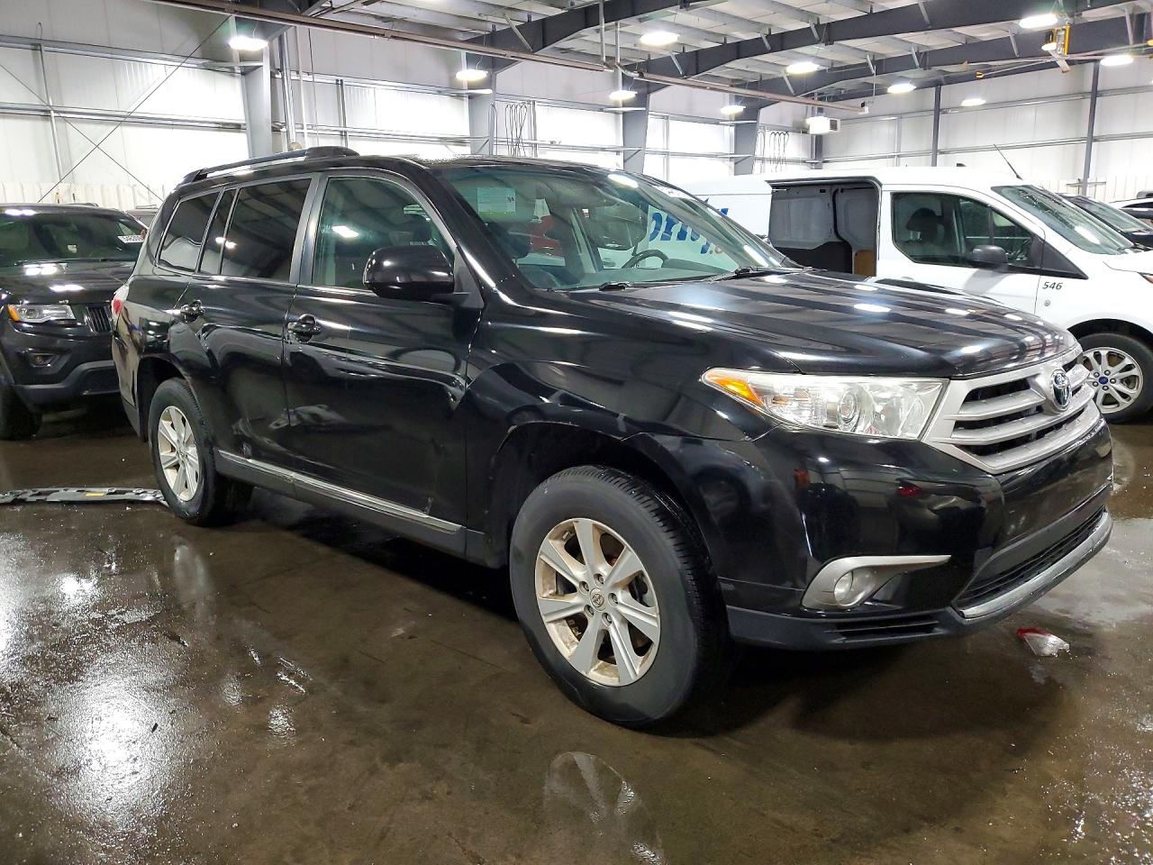 2011 Toyota Highlander Se Black vin: 5TDBK3EH5BS062528