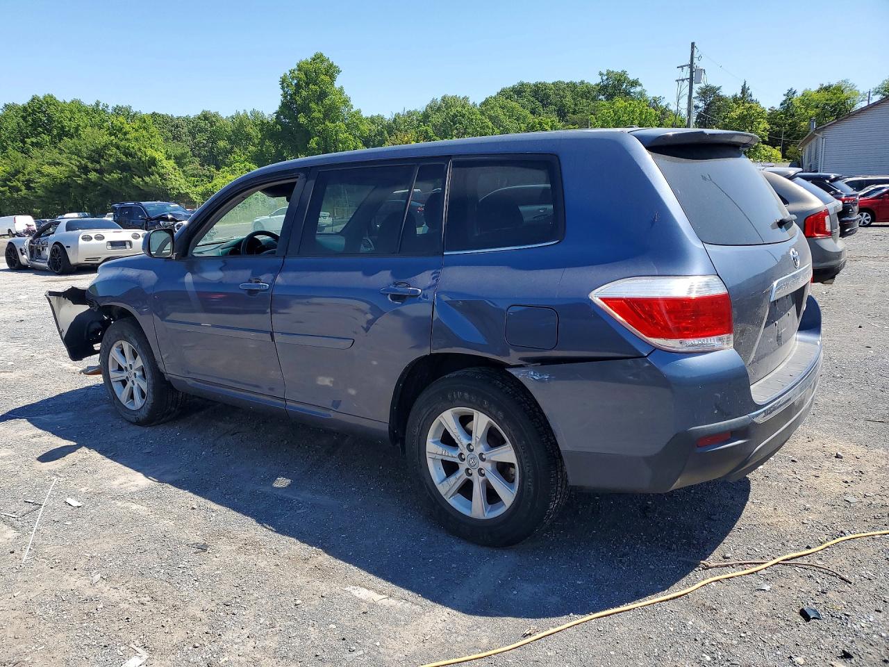 2011 Toyota Highlander Gray vin: 5TDBK3EH5BS069253
