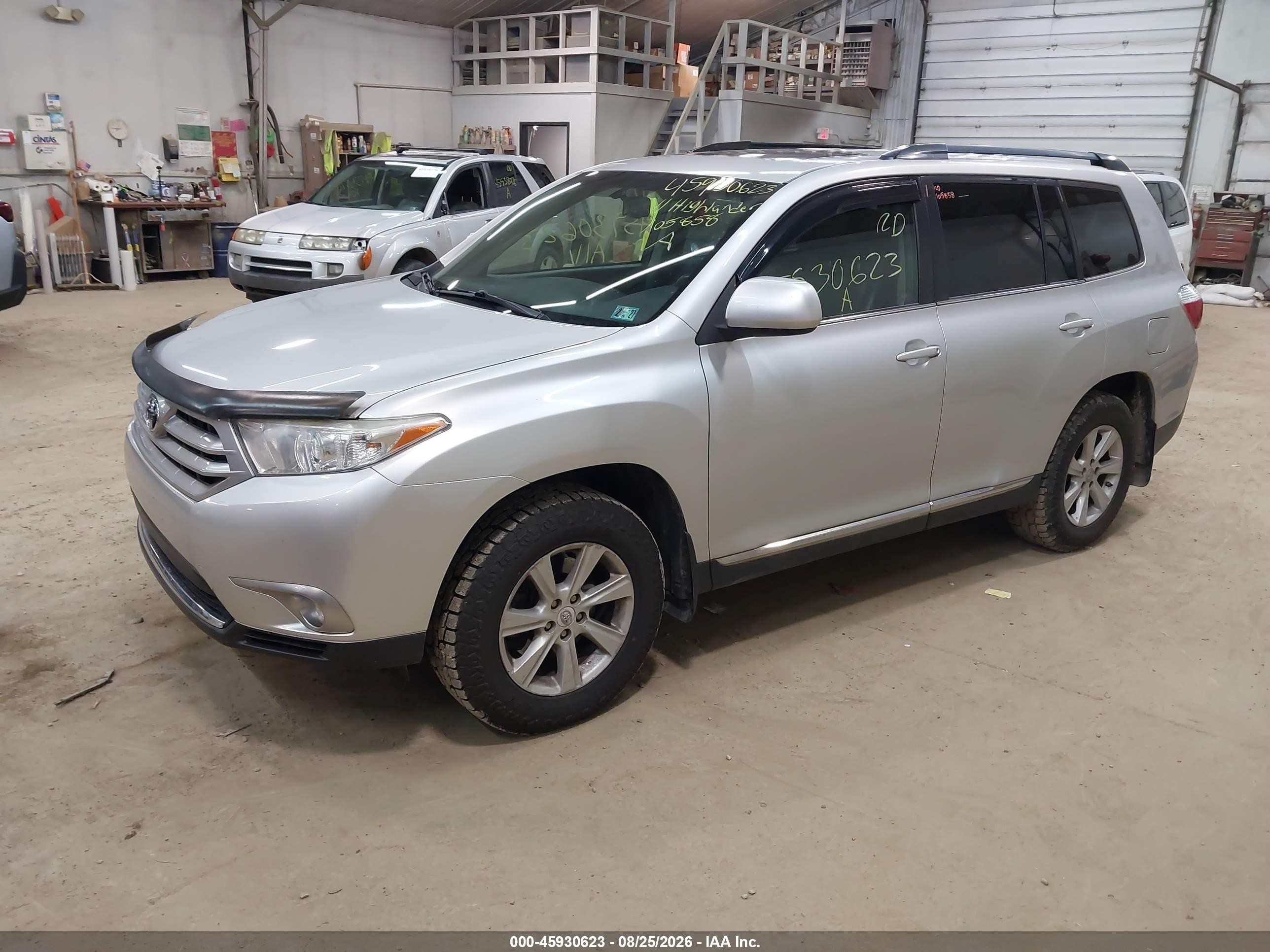 2011 Toyota Highlander Se V6 Silver vin: 5TDBK3EH5BS070256