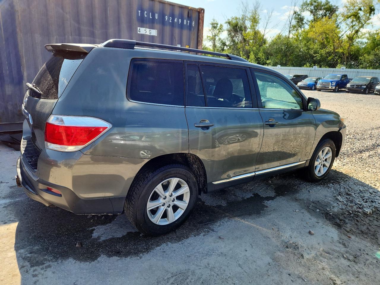 2011 Toyota Highlander Se Gray vin: 5TDBK3EH5BS070502