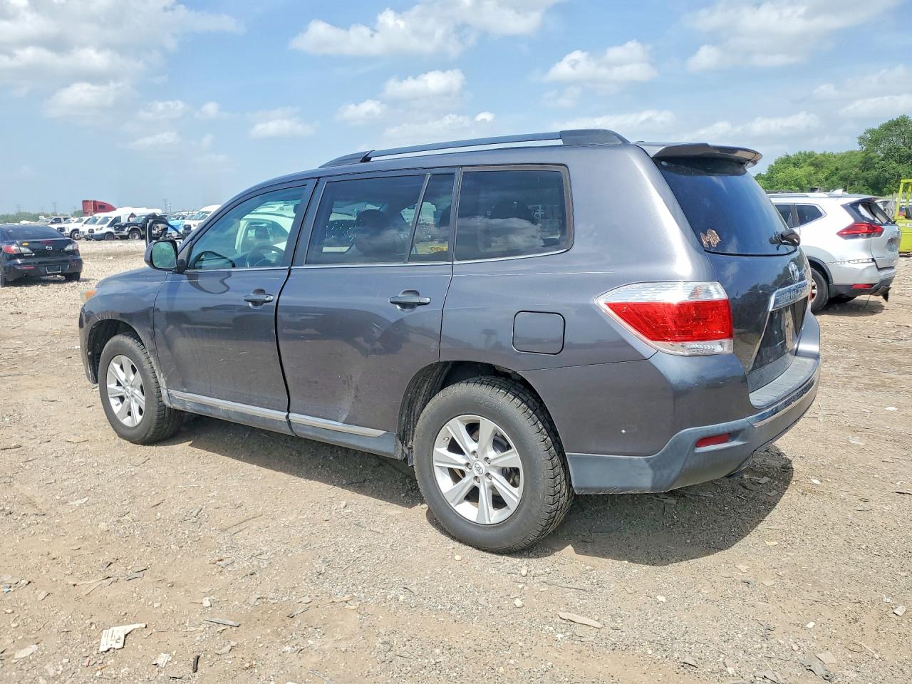 2011 Toyota Highlander Se Gray vin: 5TDBK3EH5BS074680