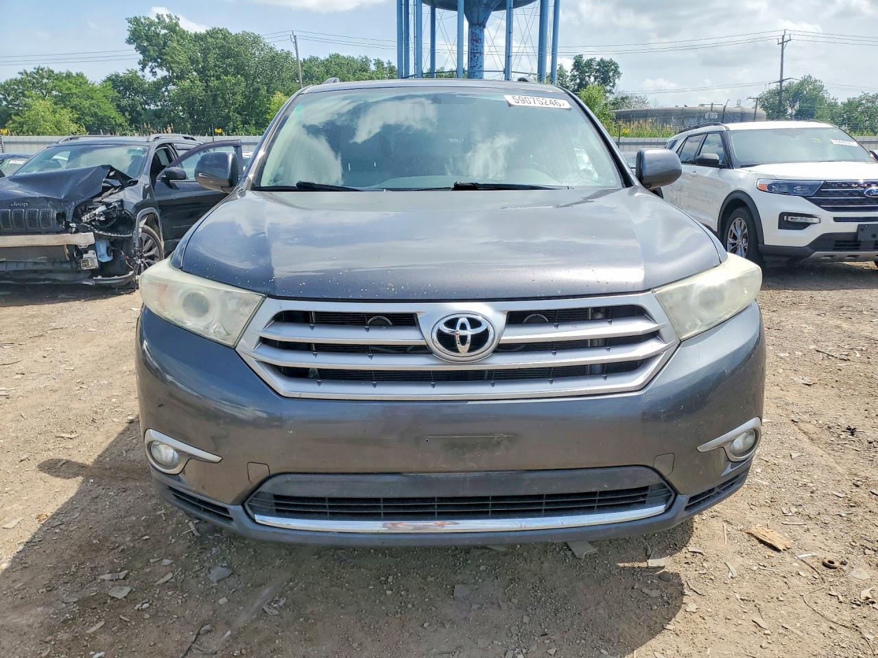 2011 Toyota Highlander Se Gray vin: 5TDBK3EH5BS074680