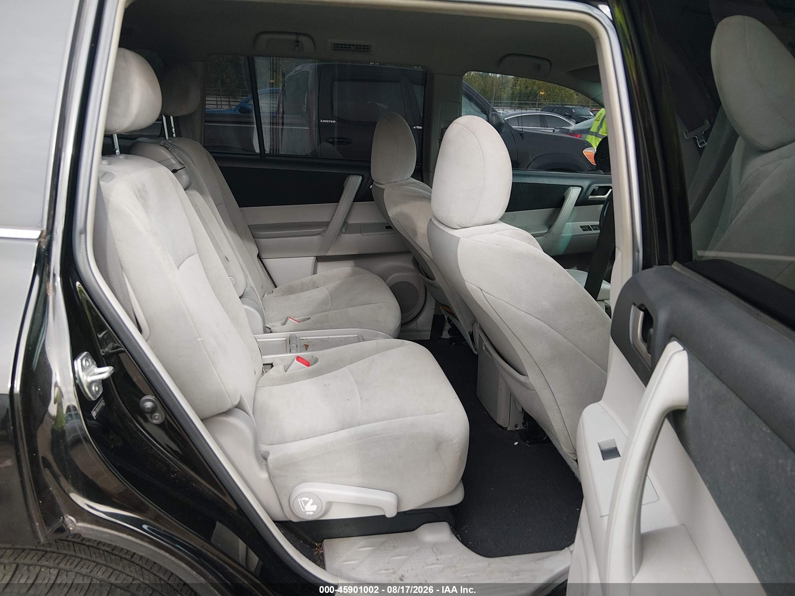 2011 Toyota Highlander Base V6 Black vin: 5TDBK3EH5BS083315