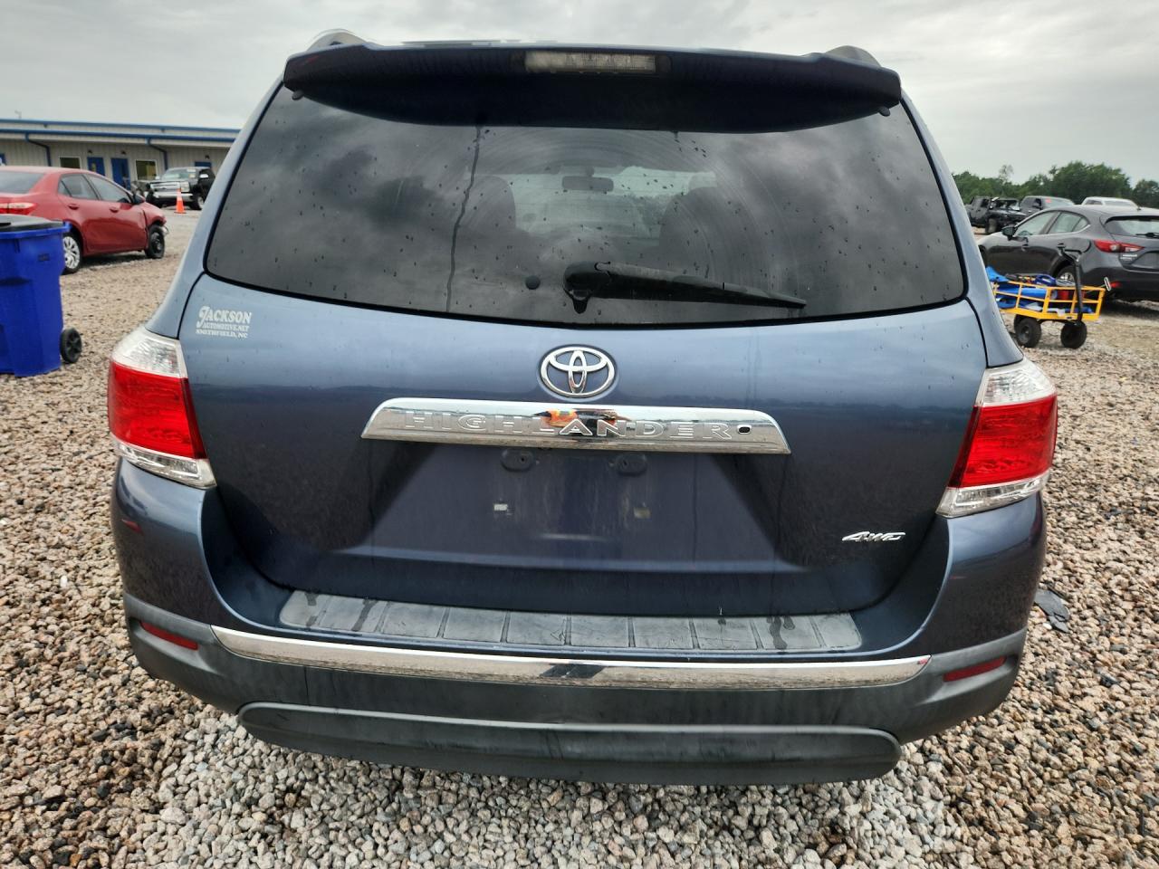 2012 Toyota Highlander Base Blue vin: 5TDBK3EH5CS109123