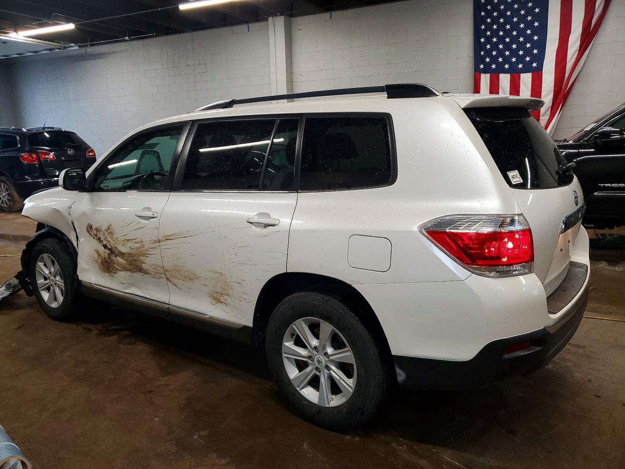 2012 Toyota Highlander Se White vin: 5TDBK3EH5CS141134