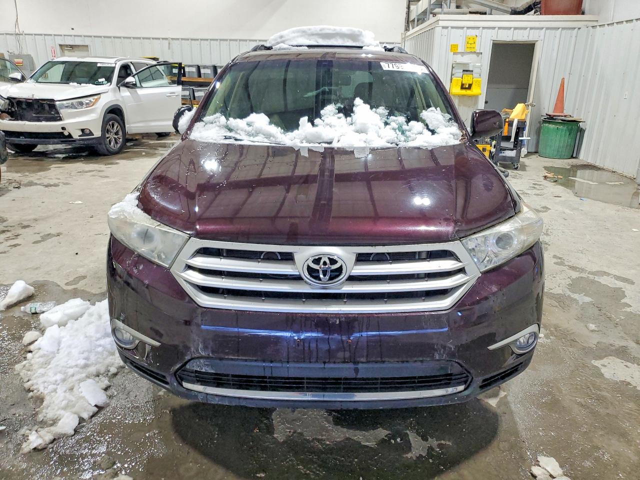 2012 Toyota Highlander Se Burgundy vin: 5TDBK3EH5CS145426