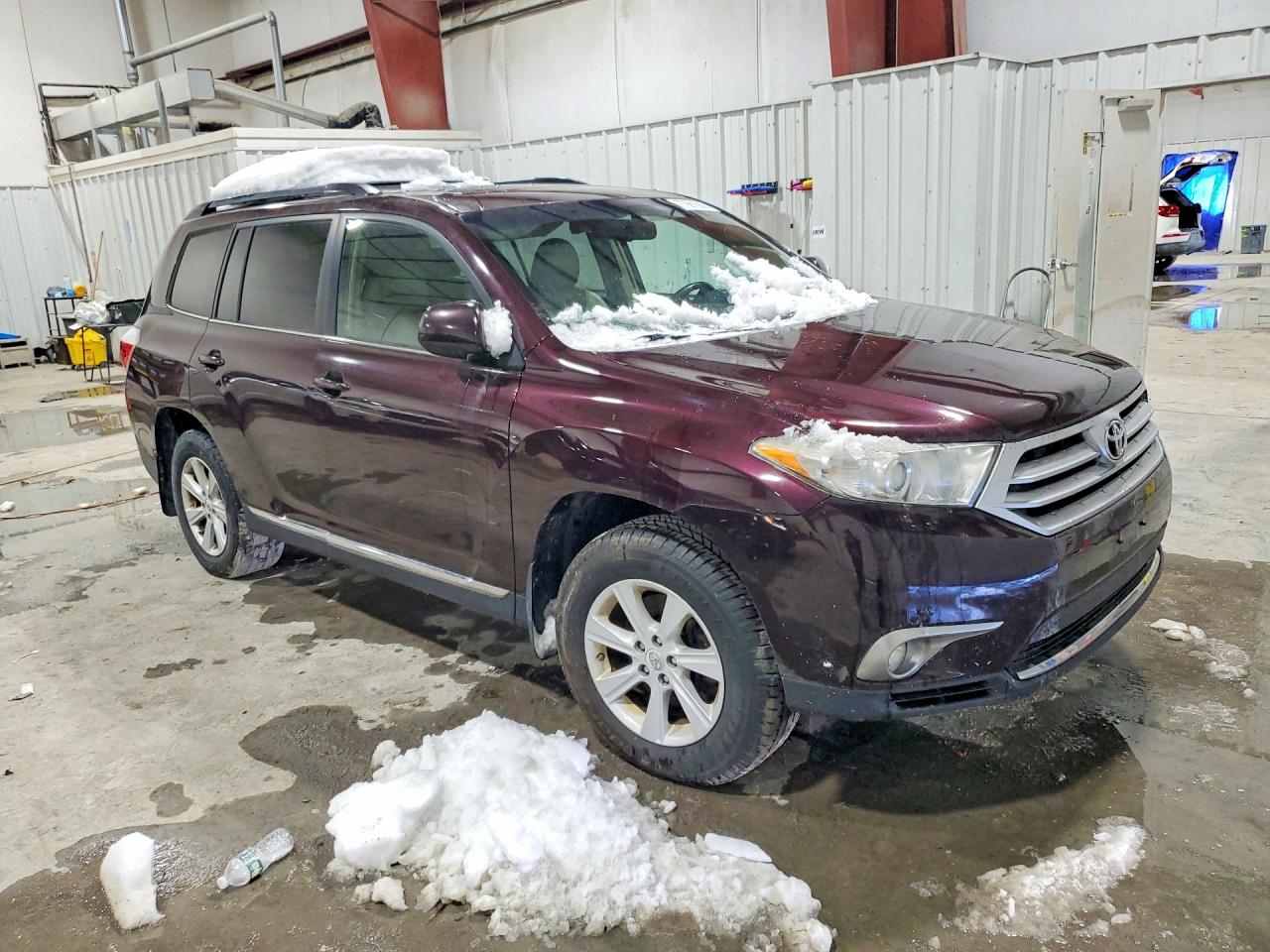 2012 Toyota Highlander Se Burgundy vin: 5TDBK3EH5CS145426