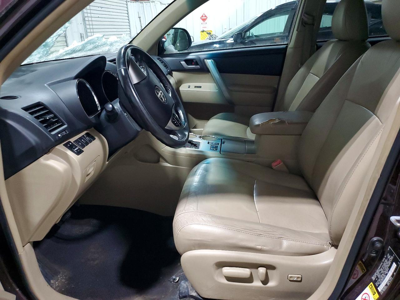 2012 Toyota Highlander Se Burgundy vin: 5TDBK3EH5CS145426