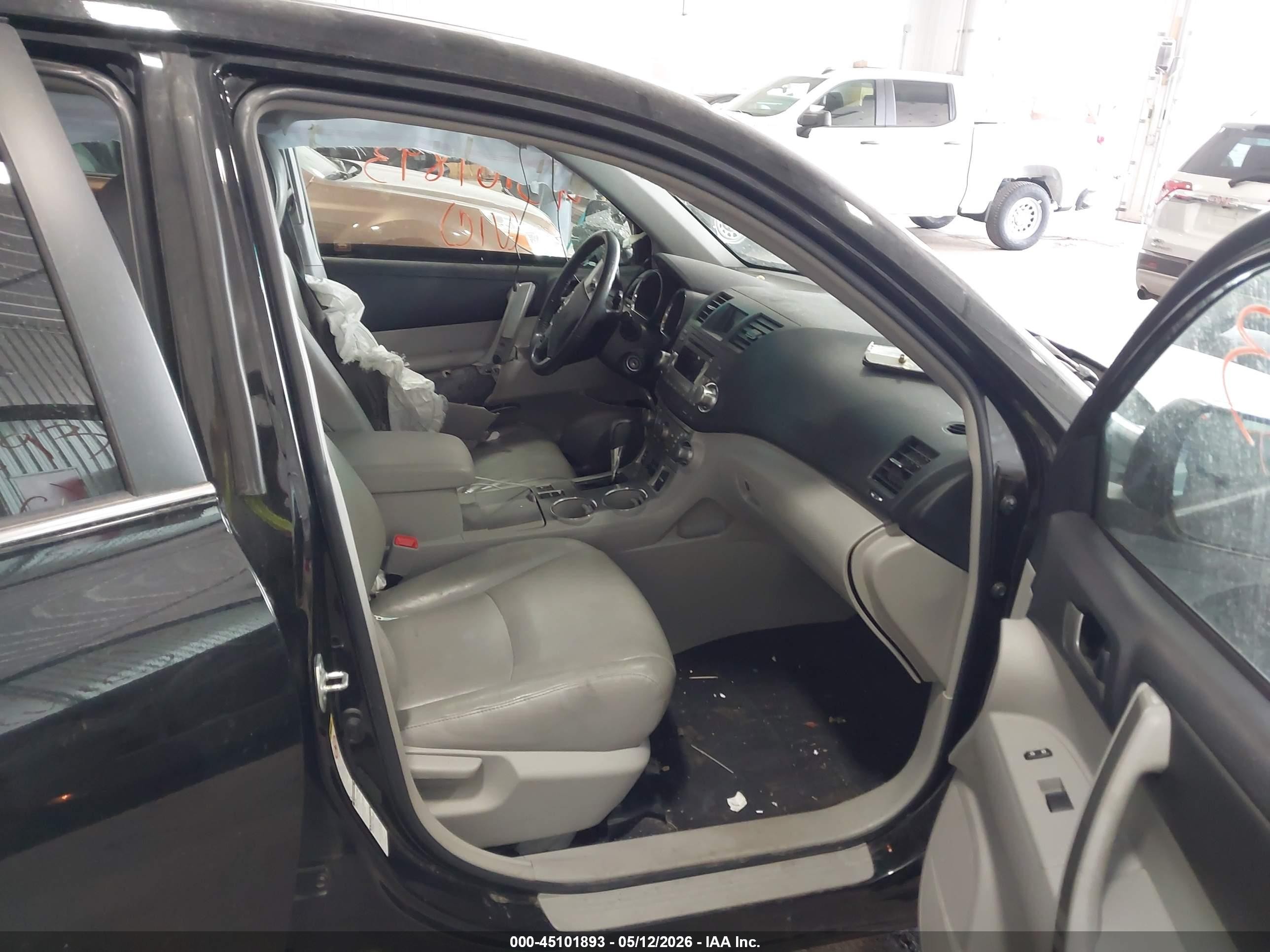 2012 Toyota Highlander Se V6 Черный vin: 5TDBK3EH5CS171539