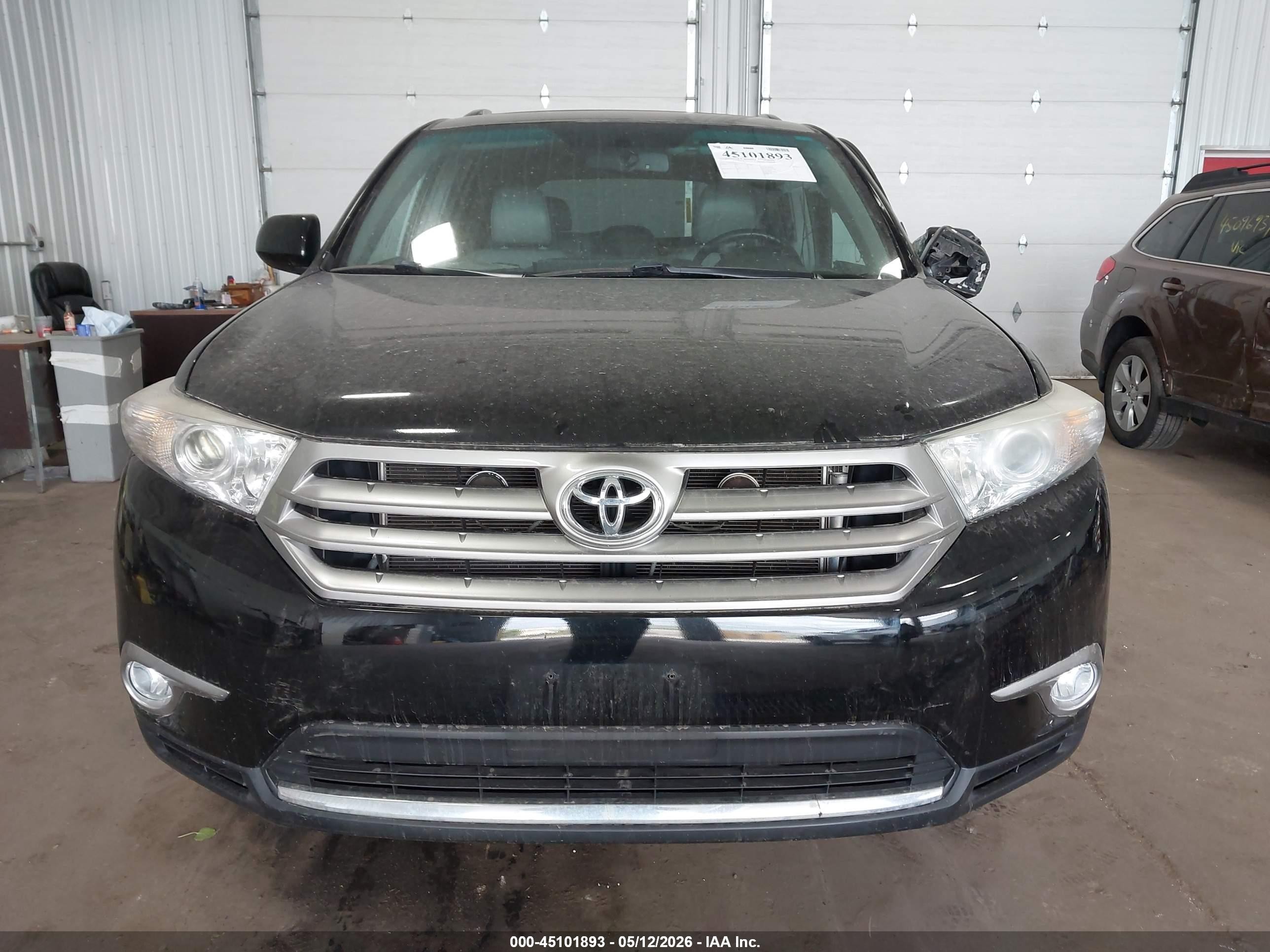 2012 Toyota Highlander Se V6 Черный vin: 5TDBK3EH5CS171539
