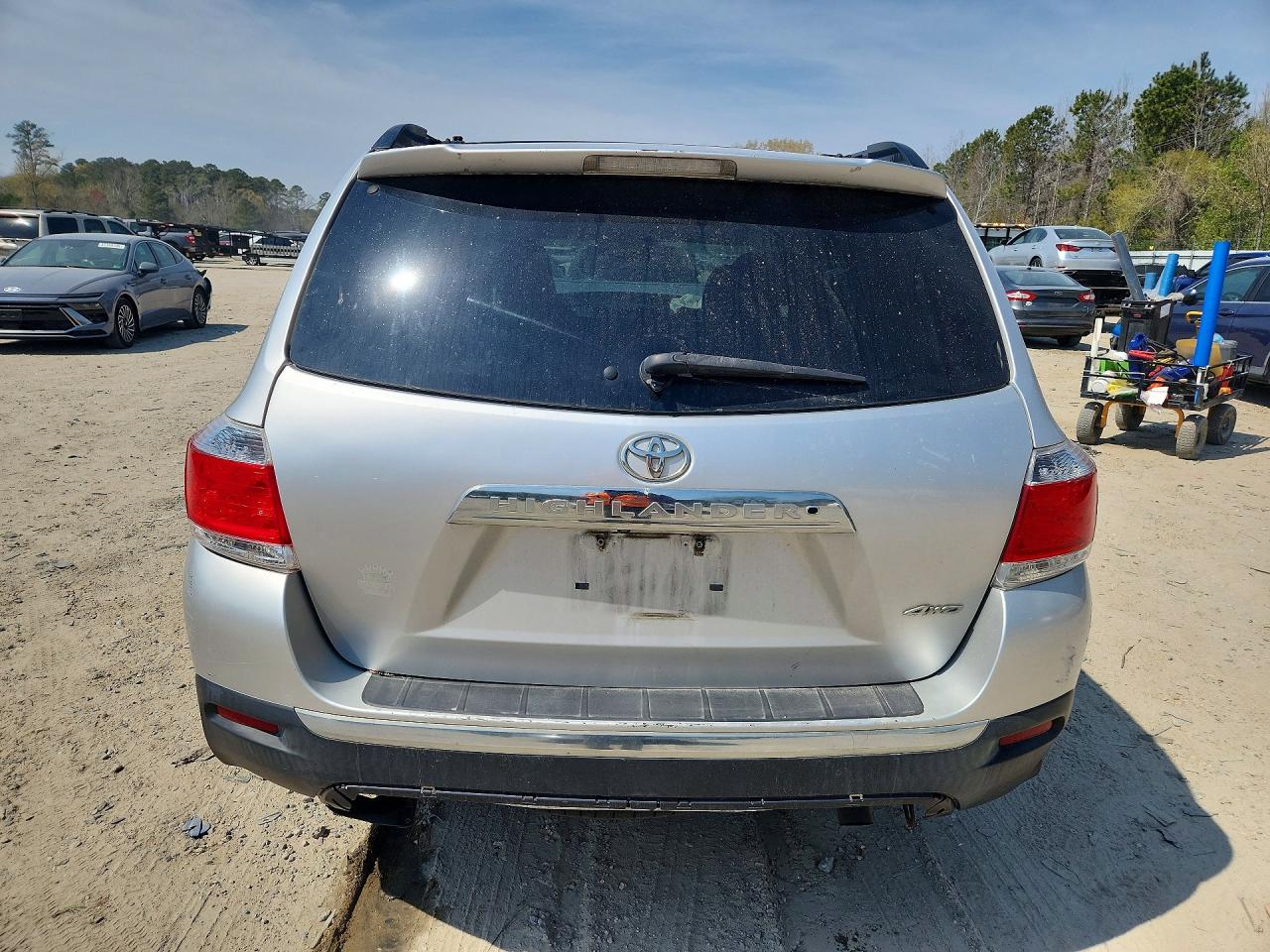 2013 Toyota Highlander Se Silver vin: 5TDBK3EH5DS190187
