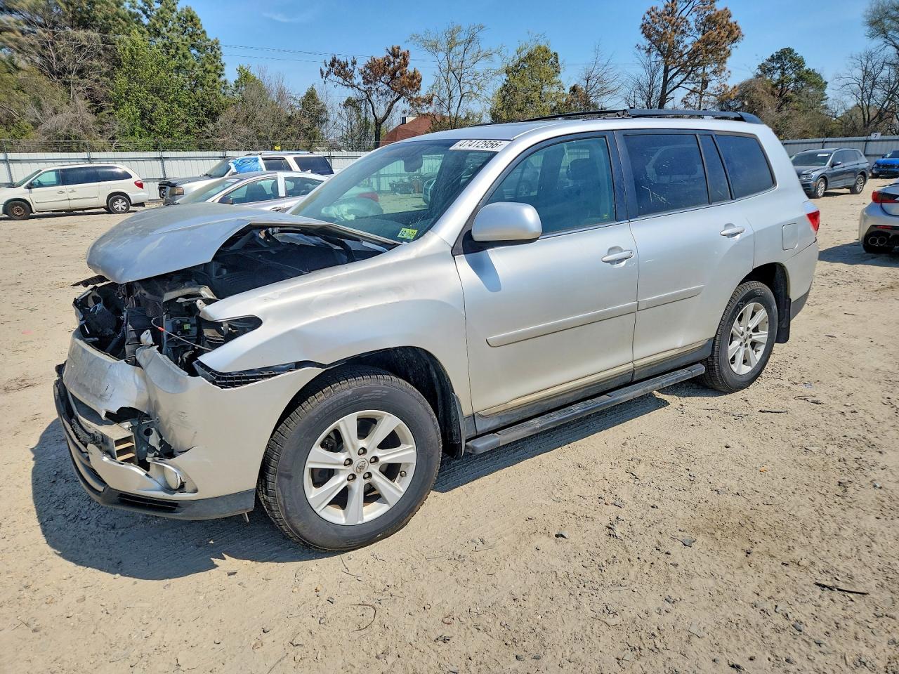 2013 Toyota Highlander Se Silver vin: 5TDBK3EH5DS190187