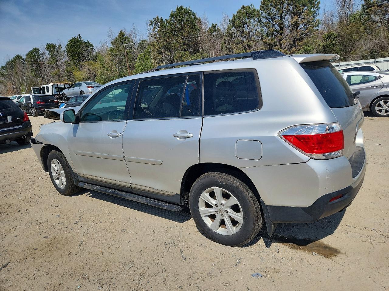 2013 Toyota Highlander Se Silver vin: 5TDBK3EH5DS190187