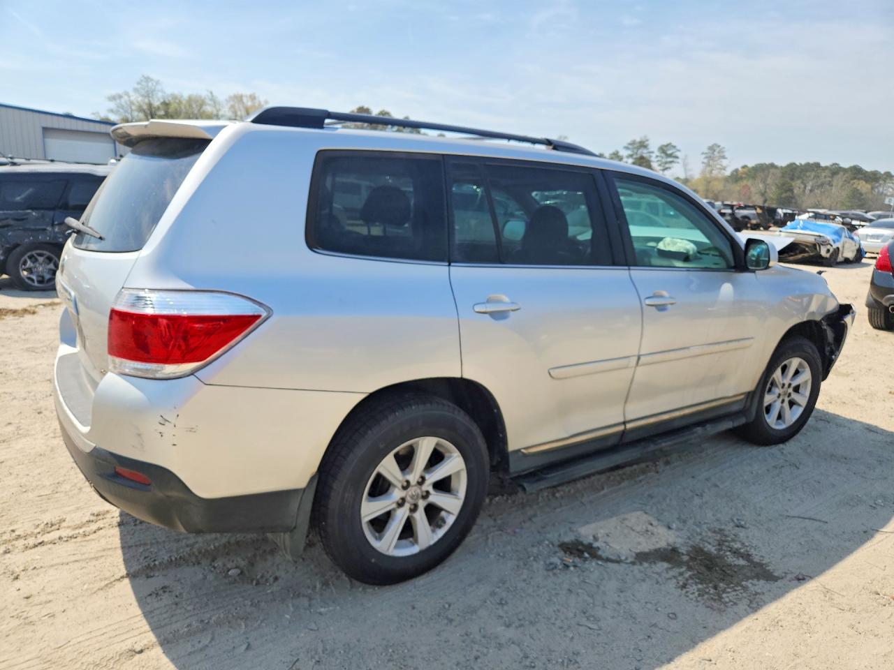2013 Toyota Highlander Se Silver vin: 5TDBK3EH5DS190187