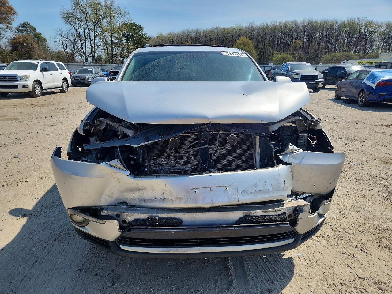 2013 Toyota Highlander Se Silver vin: 5TDBK3EH5DS190187