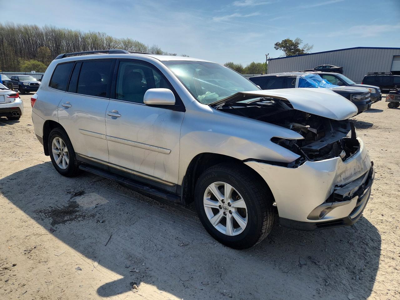 2013 Toyota Highlander Se Silver vin: 5TDBK3EH5DS190187