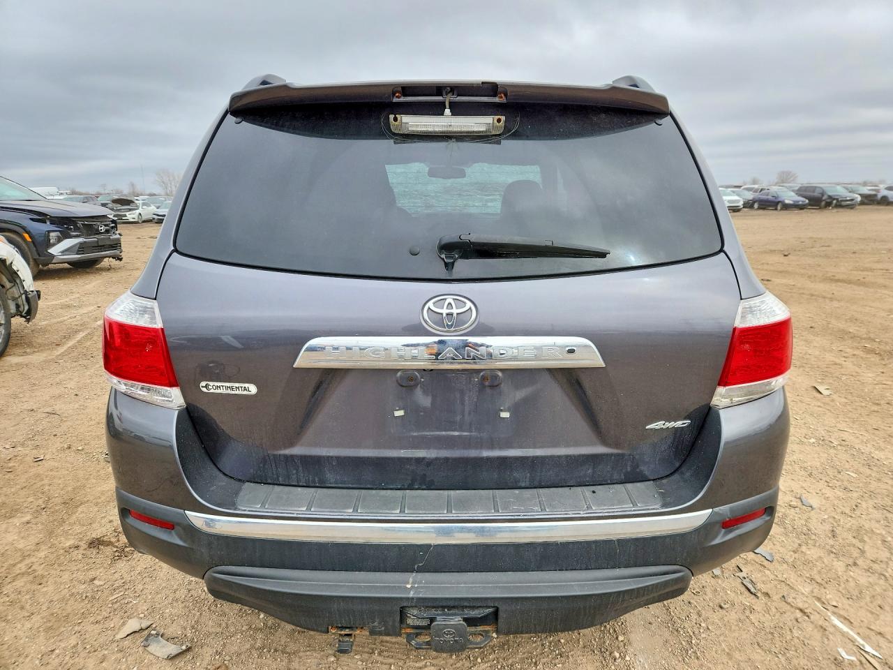 2013 Toyota Highlander Se Gray vin: 5TDBK3EH5DS201348