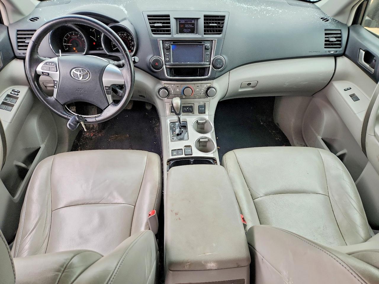 2013 Toyota Highlander Se Gray vin: 5TDBK3EH5DS201348