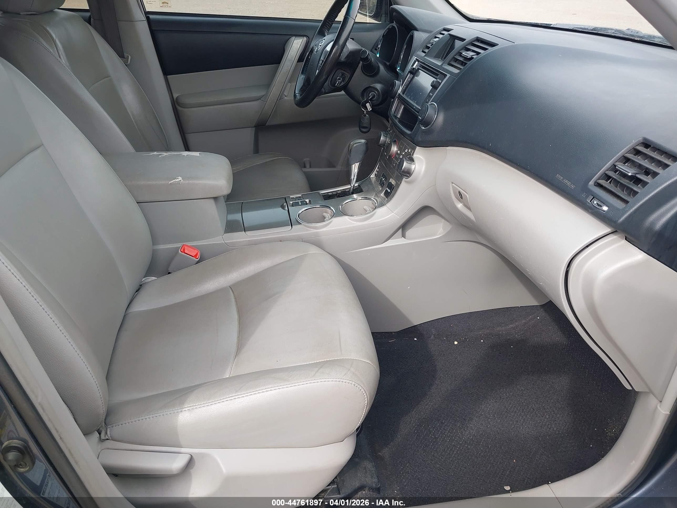 2013 Toyota Highlander Se V6 Blue vin: 5TDBK3EH5DS221518