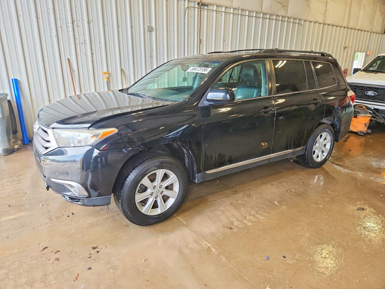 2013 Toyota Highlander Se Black vin: 5TDBK3EH5DS253272