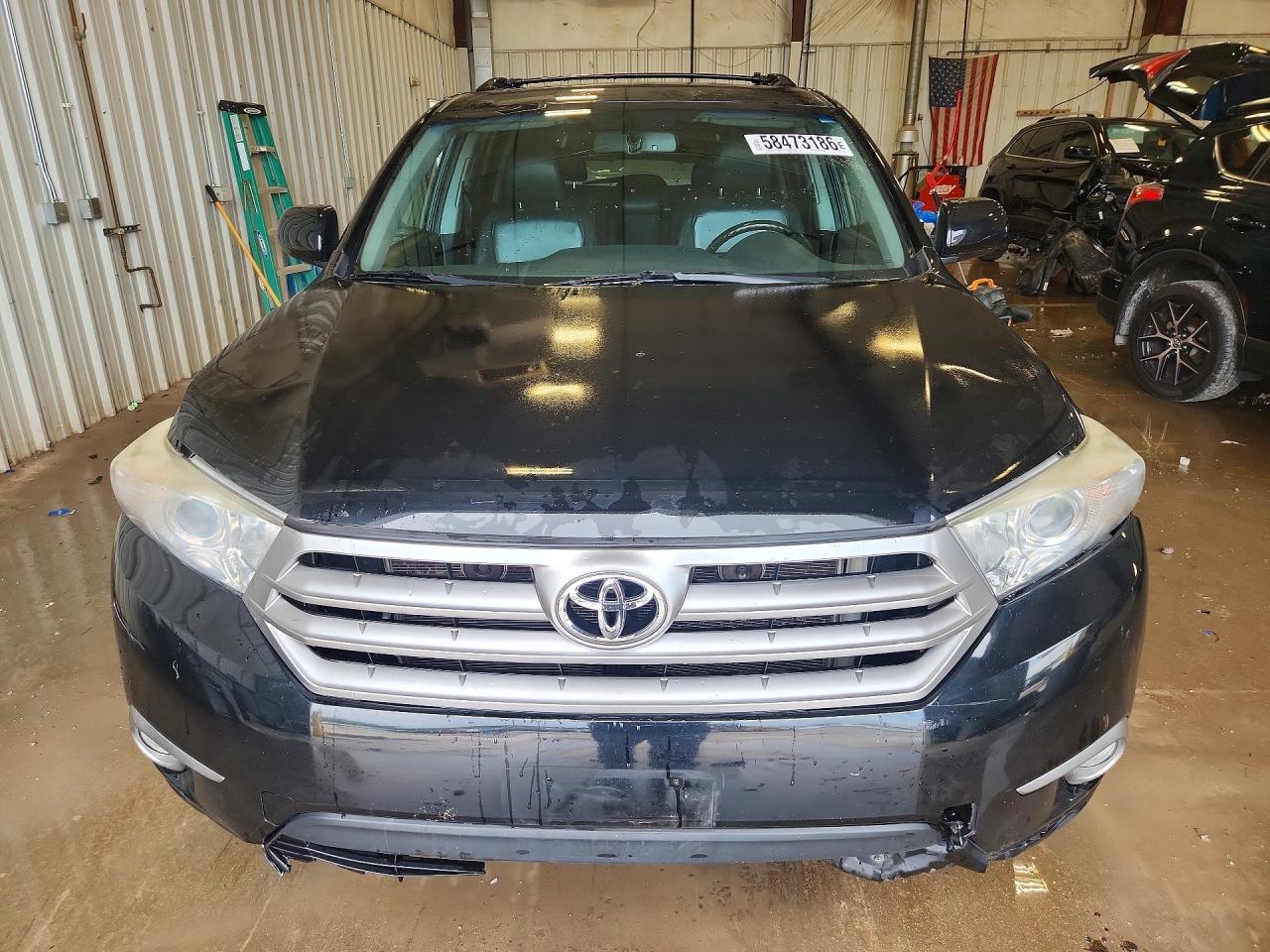 2013 Toyota Highlander Se Black vin: 5TDBK3EH5DS253272