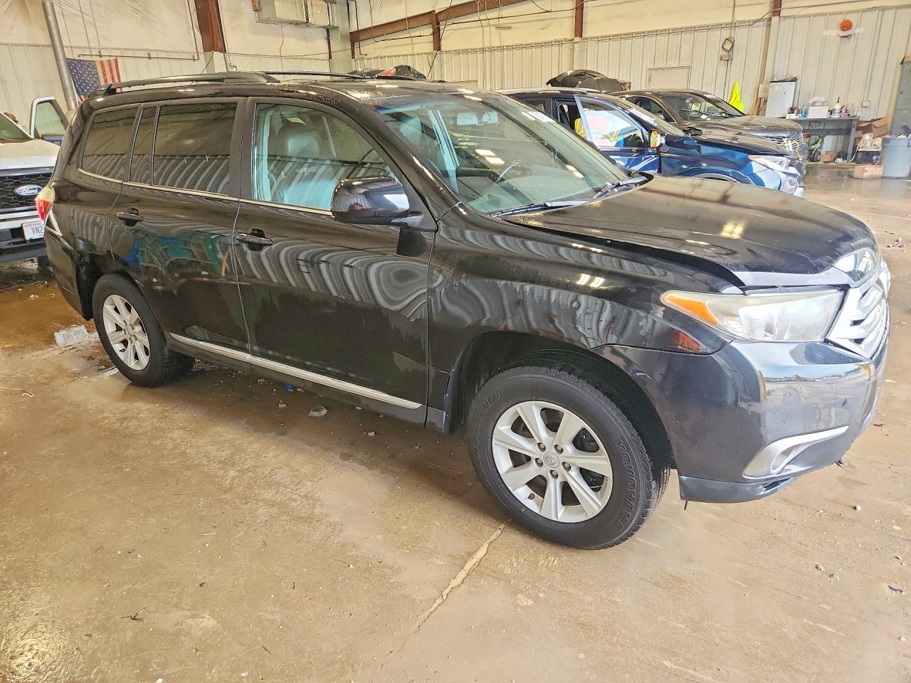 2013 Toyota Highlander Se Black vin: 5TDBK3EH5DS253272
