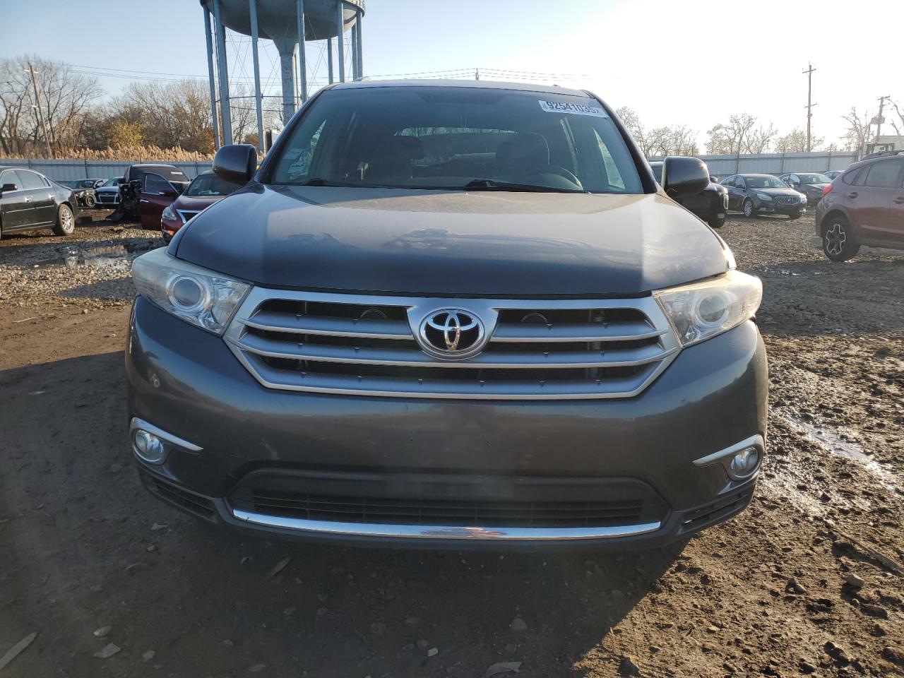 2013 Toyota Highlander Base Серый vin: 5TDBK3EH5DS264076