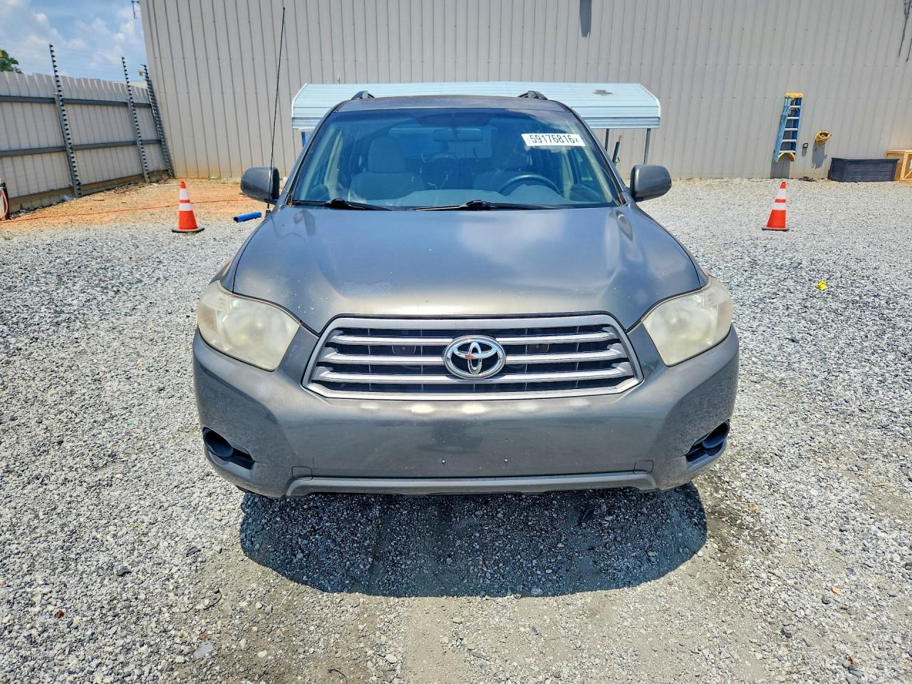 2010 Toyota Highlander Base Green vin: 5TDBK3EH6AS001770