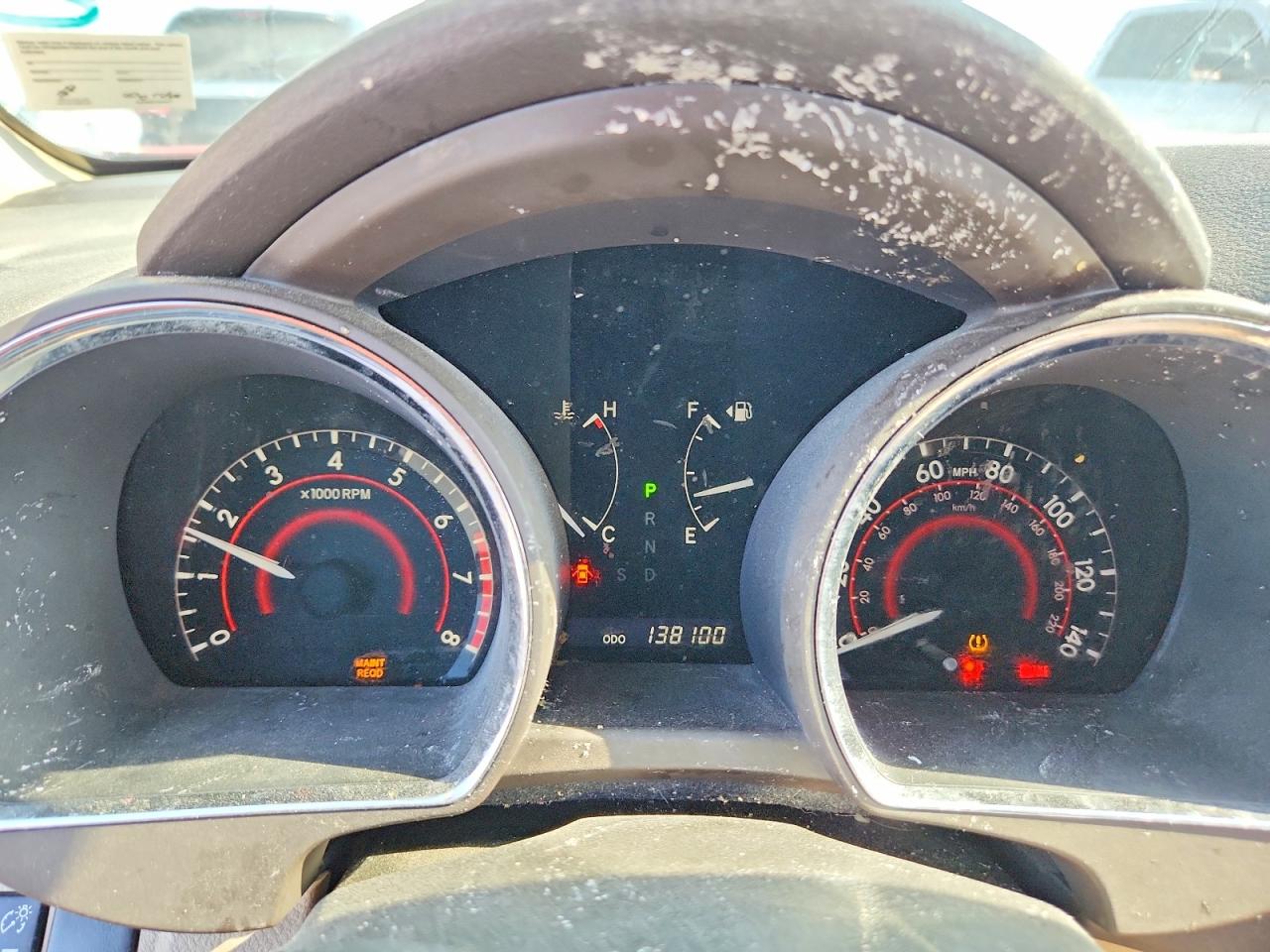 2010 Toyota Highlander Base Red vin: 5TDBK3EH6AS037796