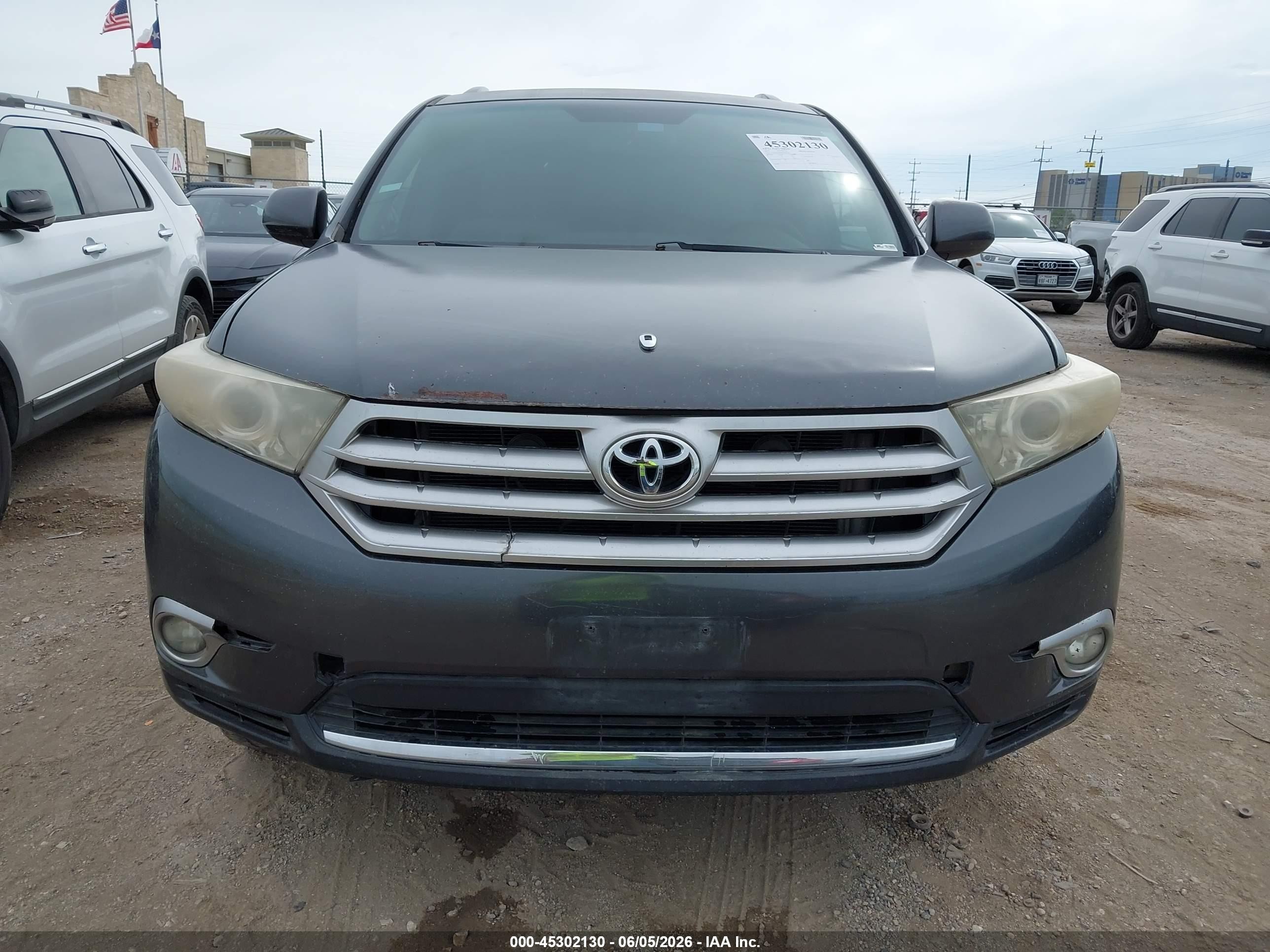 2011 Toyota Highlander Base V6 Black vin: 5TDBK3EH6BS055216