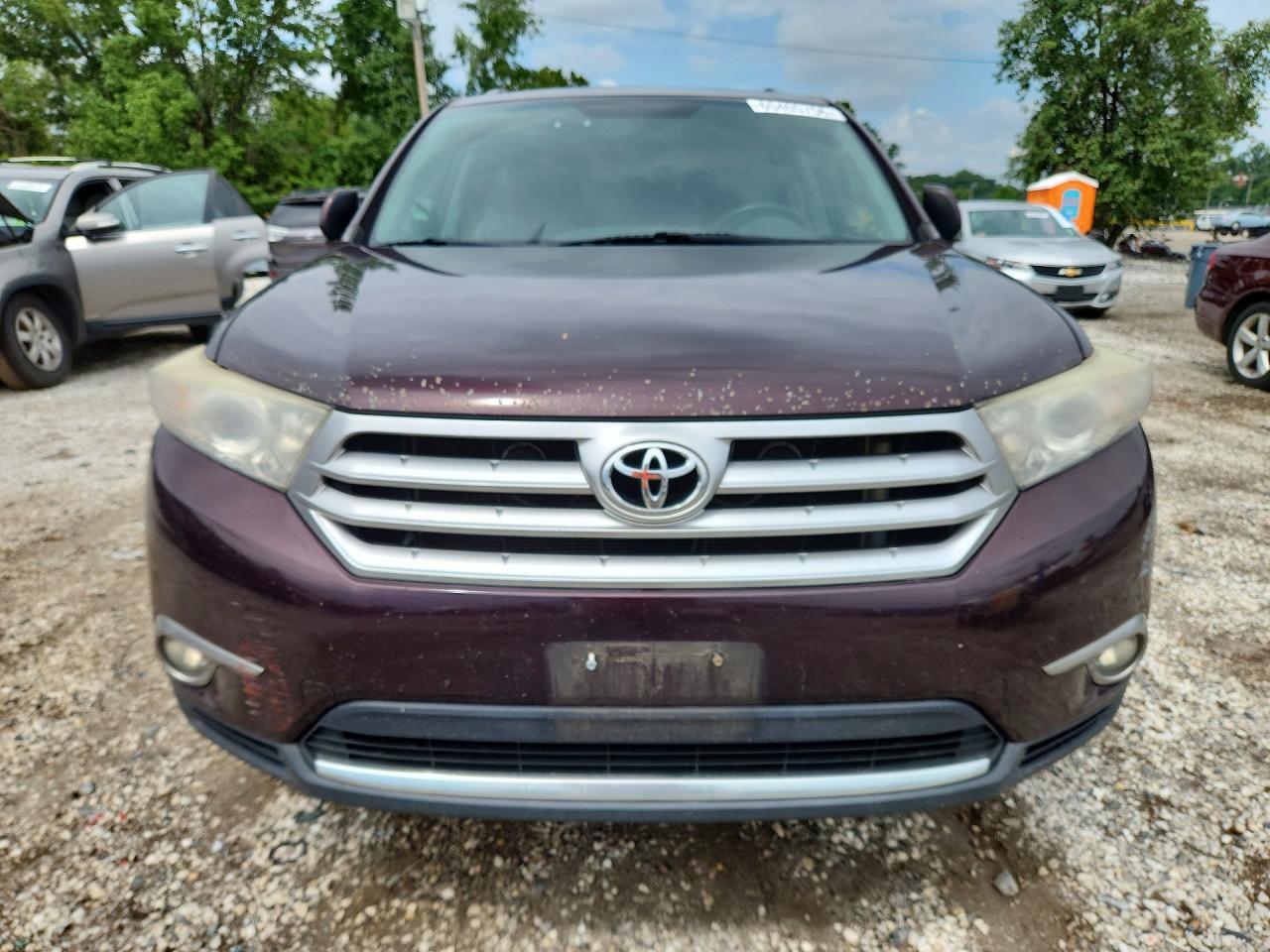 2012 Toyota Highlander Se Burgundy vin: 5TDBK3EH6CS114279