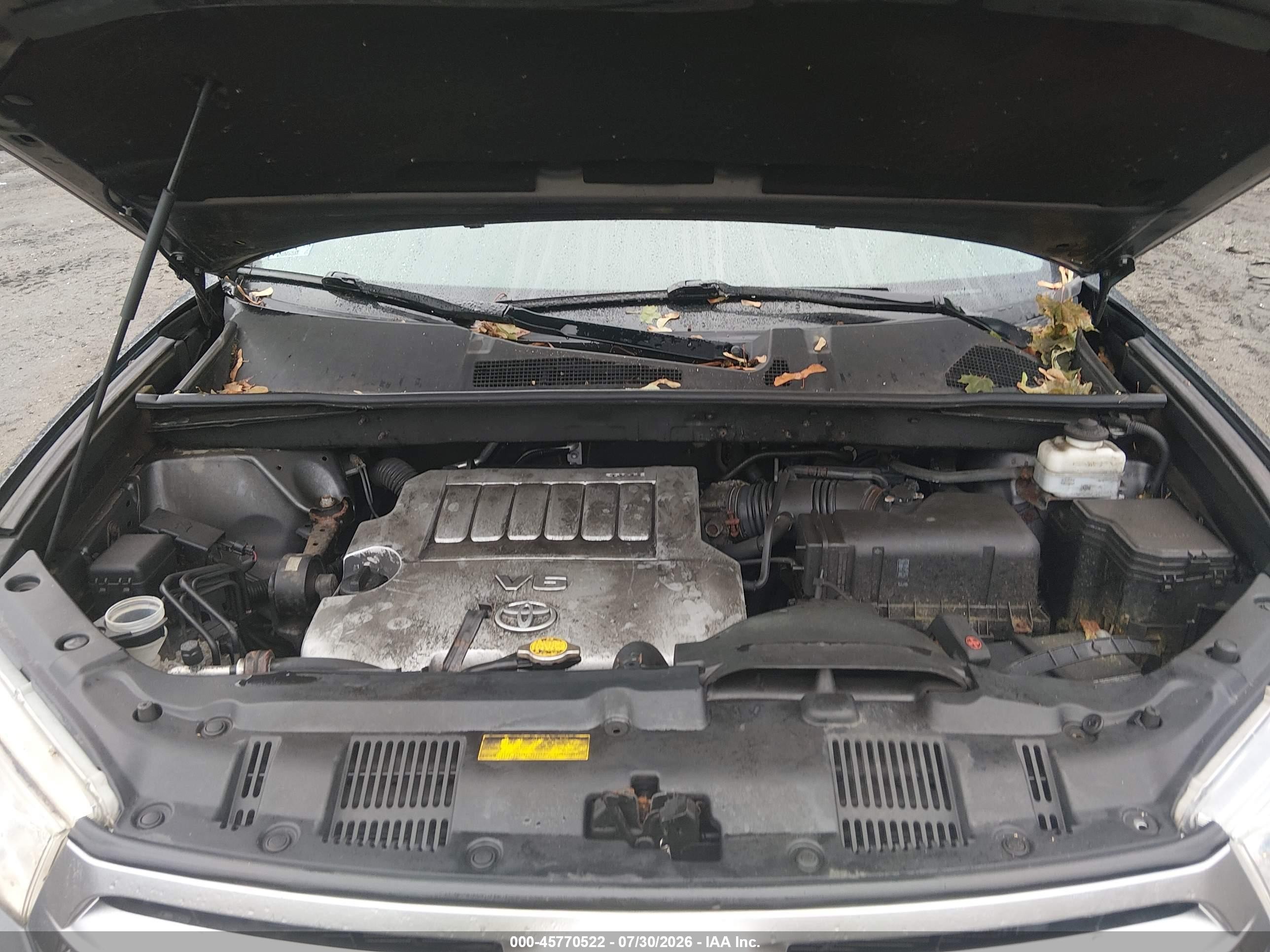 2012 Toyota Highlander Base V6 Серый vin: 5TDBK3EH6CS144432
