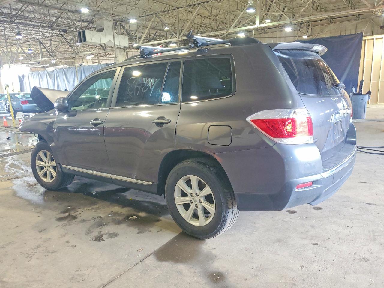 2012 Toyota Highlander Se Gray vin: 5TDBK3EH6CS148481