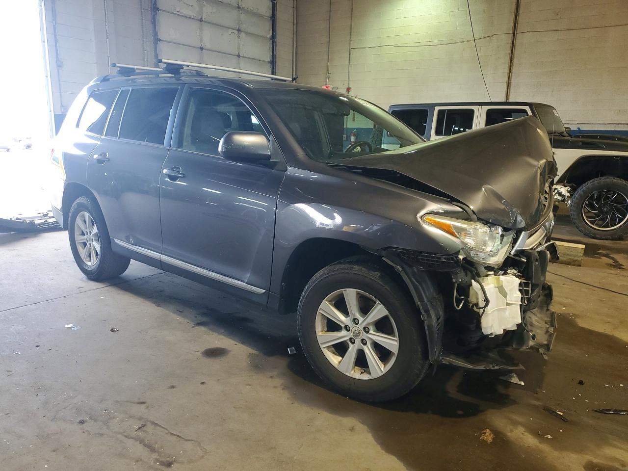 2012 Toyota Highlander Se Gray vin: 5TDBK3EH6CS148481