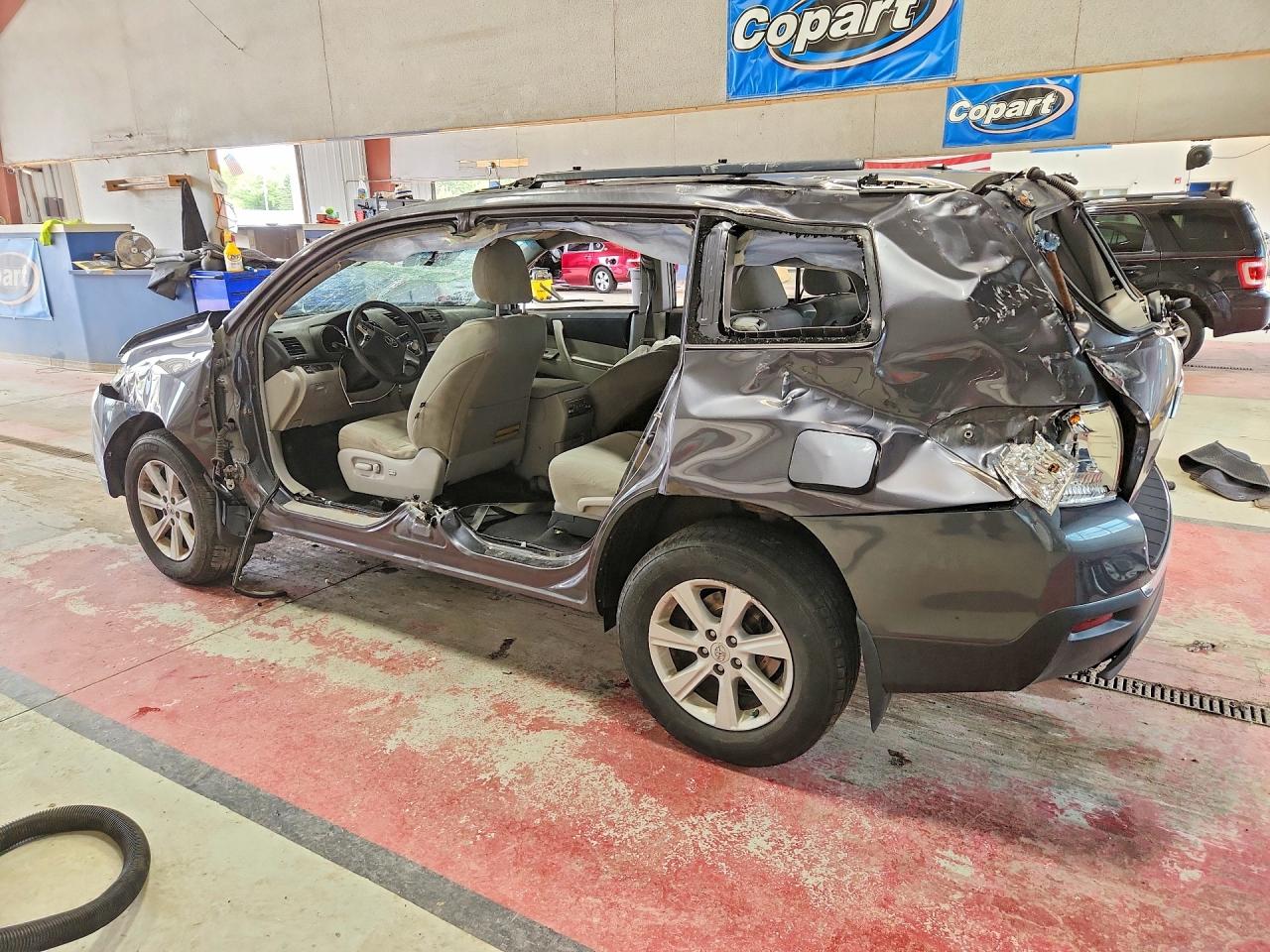 2012 Toyota Highlander Base Gray vin: 5TDBK3EH6CS149954