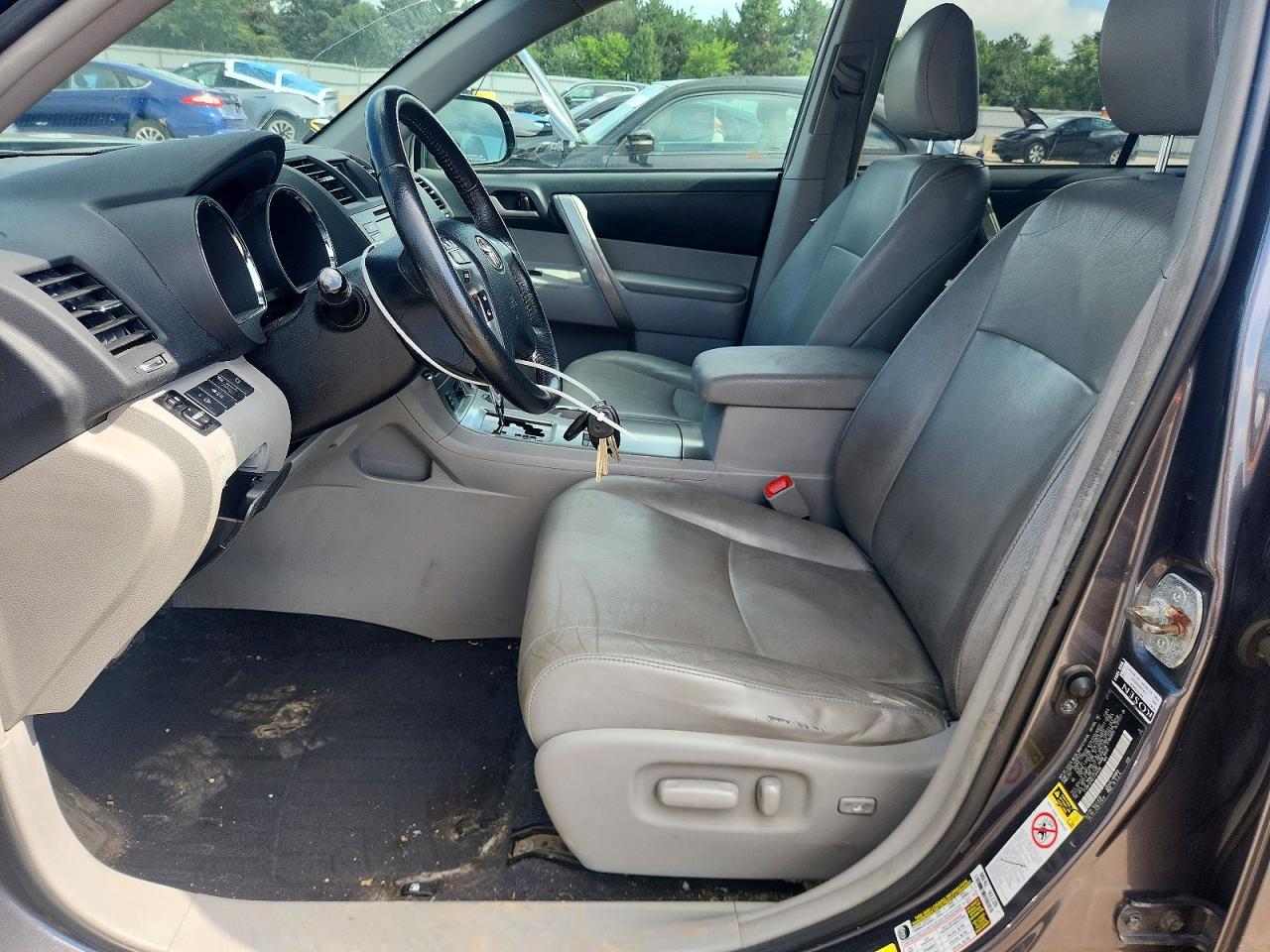 2012 Toyota Highlander Se Gray vin: 5TDBK3EH6CS164566
