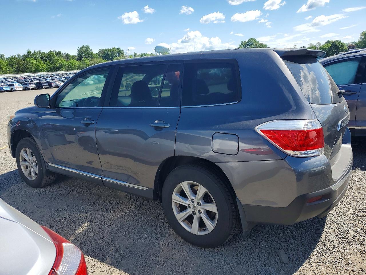 2012 Toyota Highlander Base Gray vin: 5TDBK3EH6CS166690