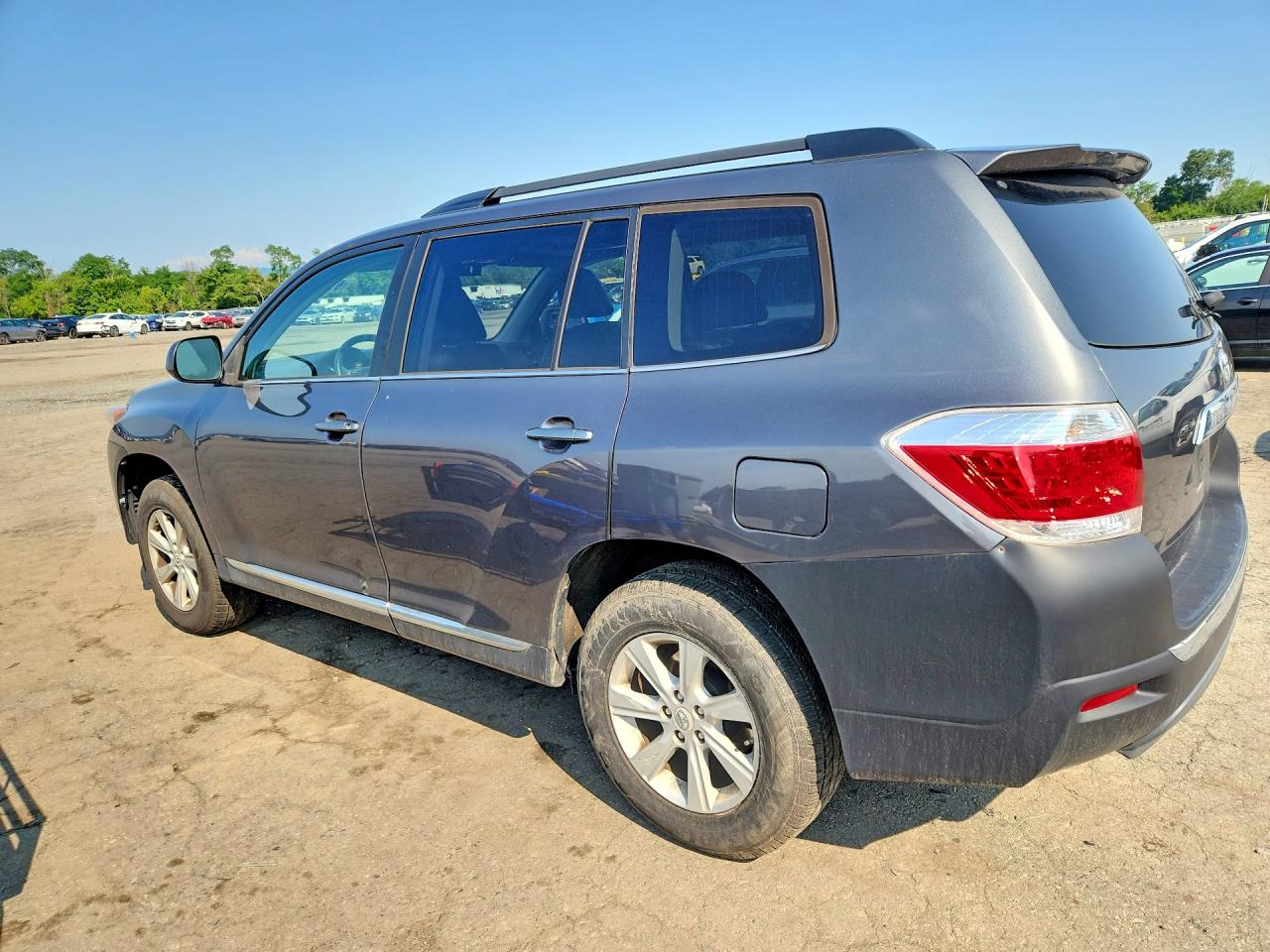 2013 Toyota Highlander Se Gray vin: 5TDBK3EH6DS183488