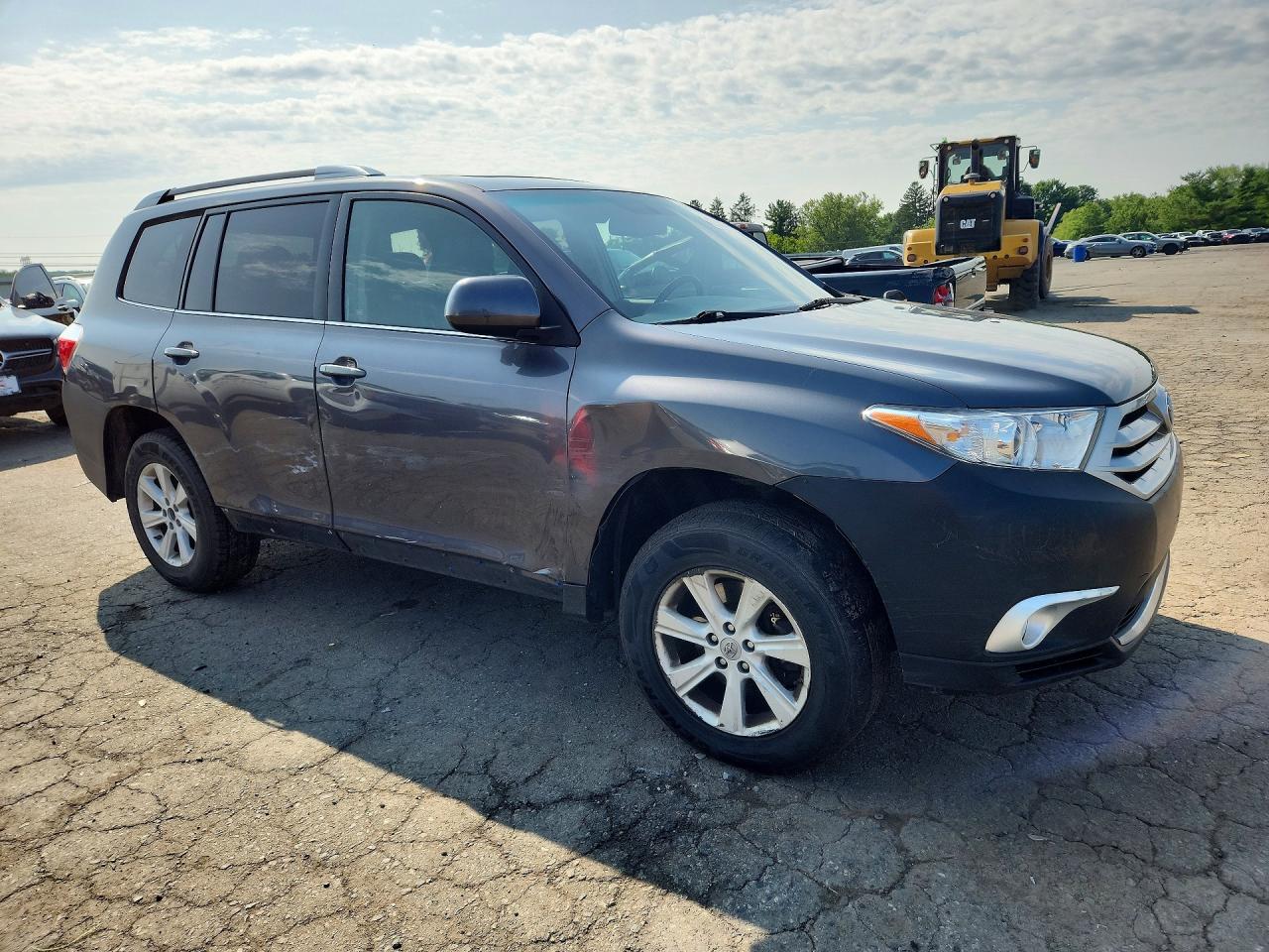 2013 Toyota Highlander Se Gray vin: 5TDBK3EH6DS183488